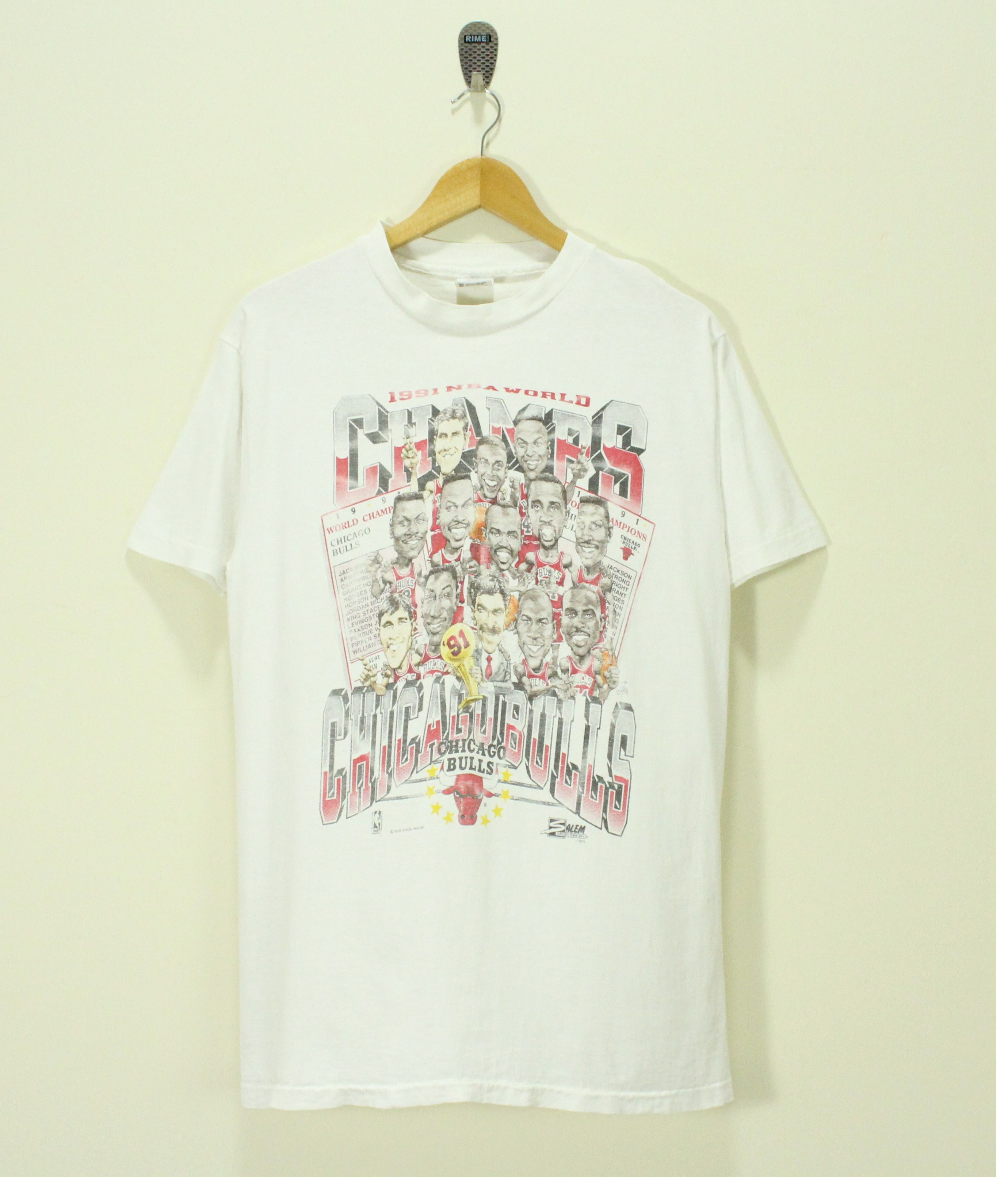 Vintage CHICAGO BULLS T Shirt CHAMPS 1991