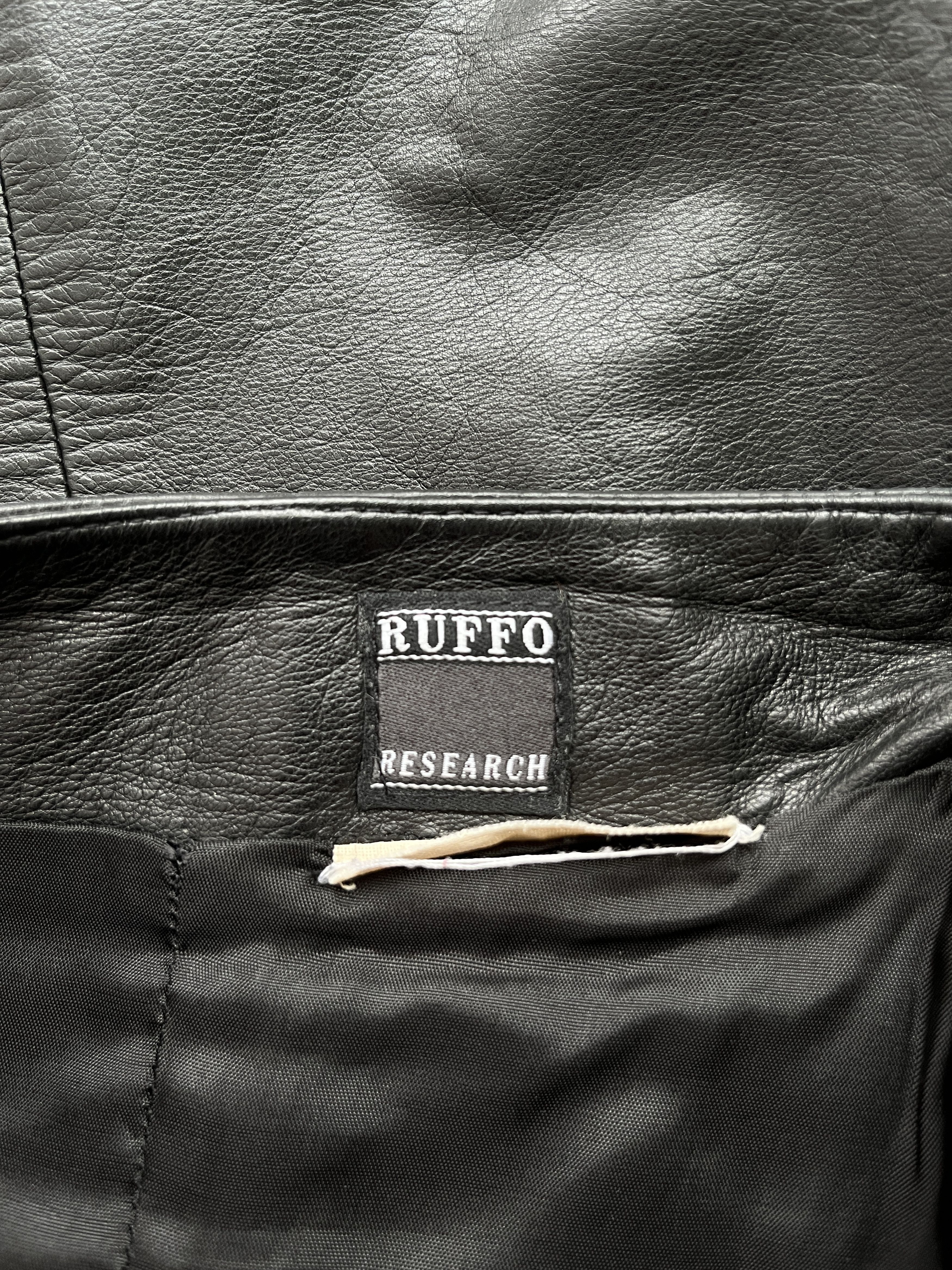 Ruffo Research ⚡️QUICK SALE⚡️Ruffo Research Black Leather A-Line Mini Skirt Size 26" / US 2 / IT 38 - 3 Thumbnail