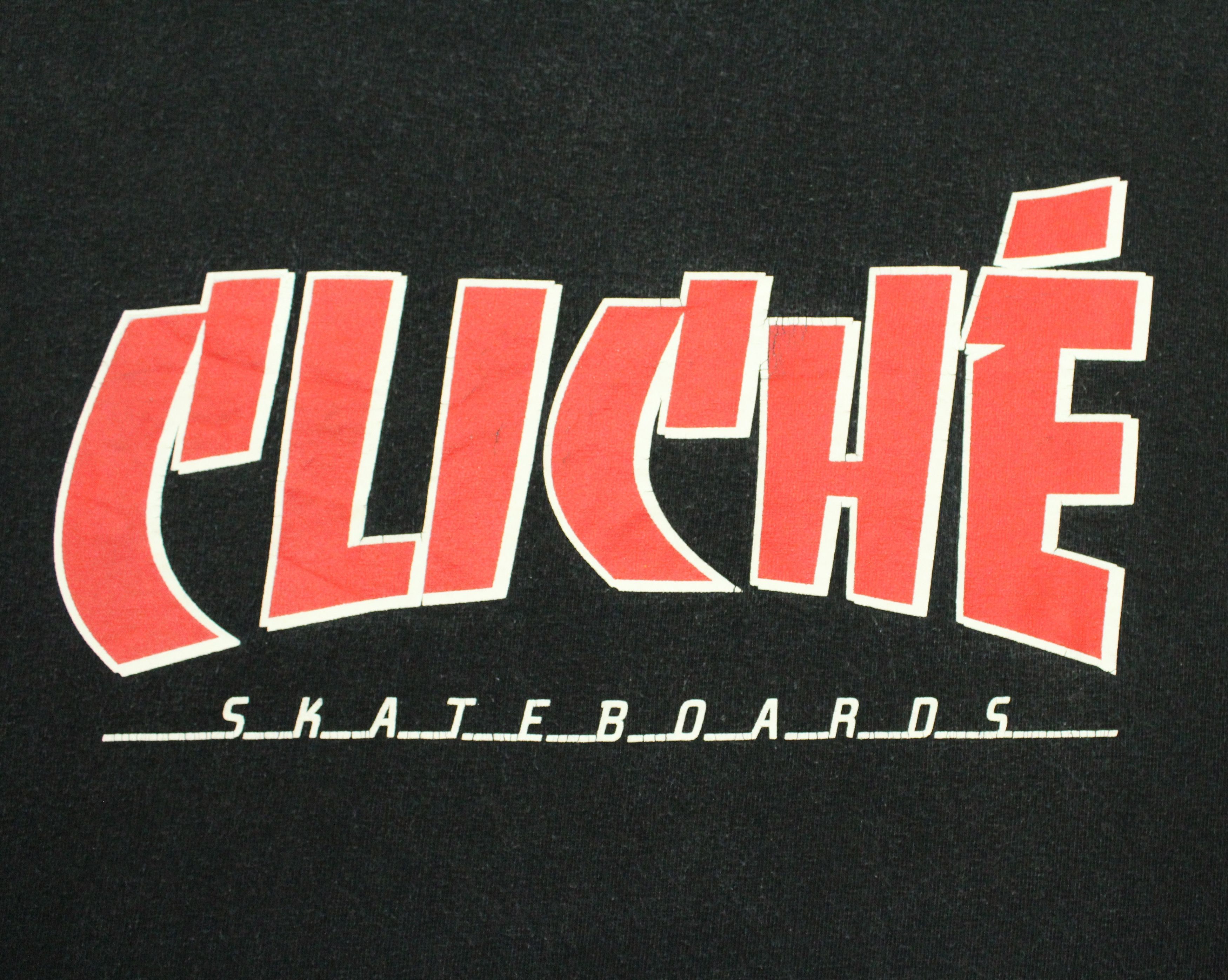 Stussy × Thrasher × Vintage Vintage CLICHE T Shirt Skateboards Size US XL / EU 56 / 4 - 5 Thumbnail