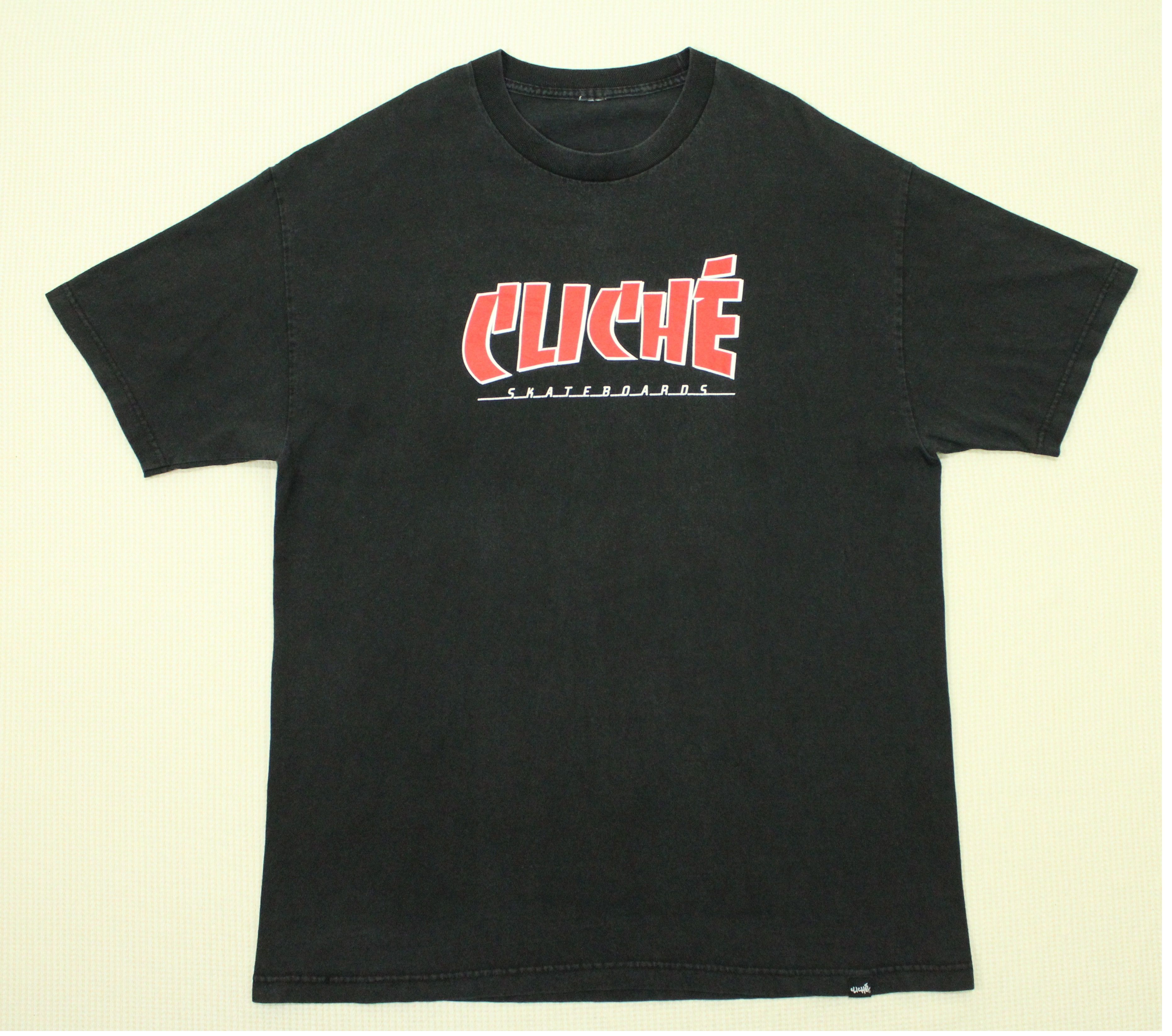 Stussy × Thrasher × Vintage Vintage CLICHE T Shirt Skateboards Size US XL / EU 56 / 4 - 3 Thumbnail