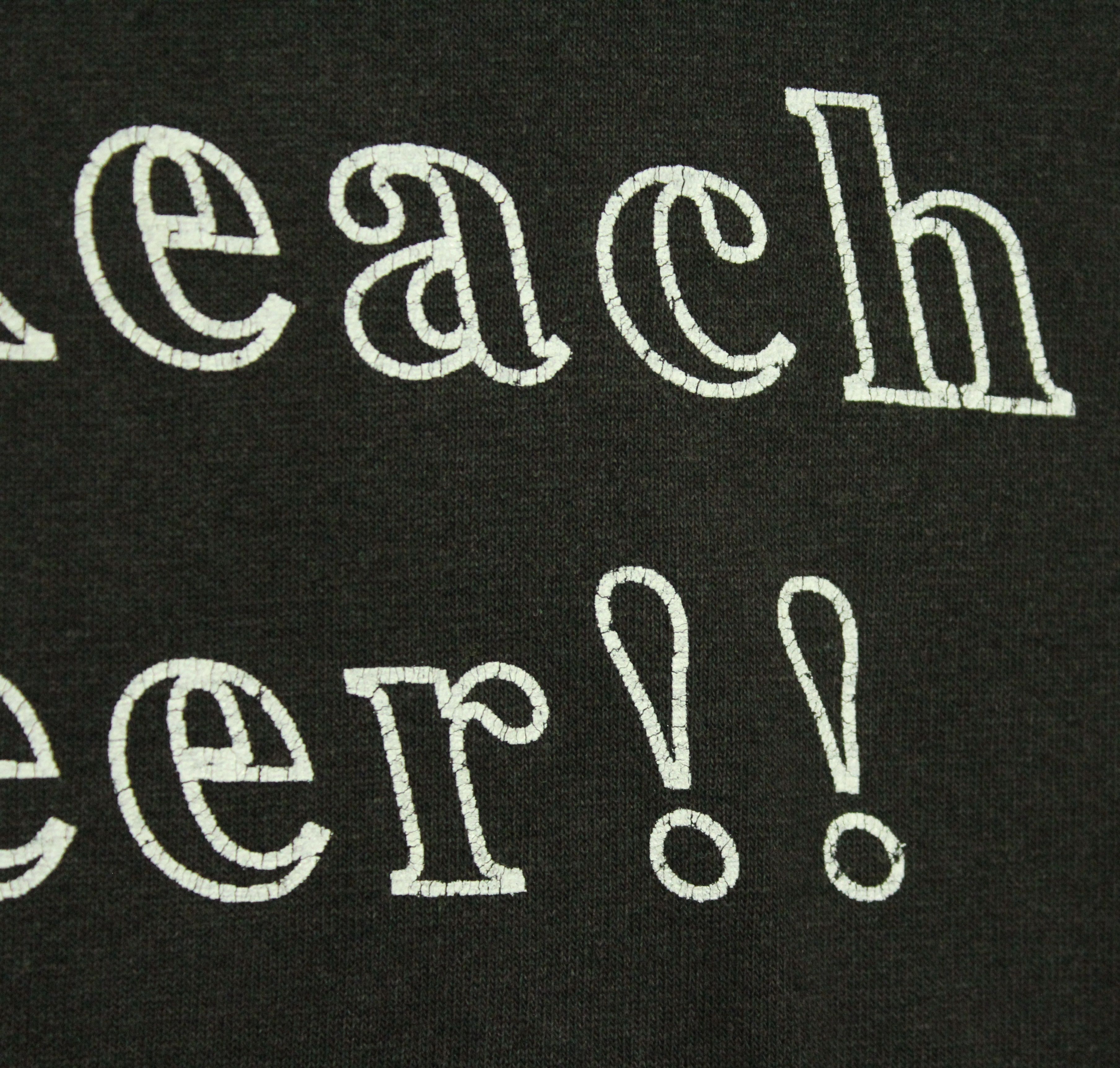 Vintage Vintage 80s 90s DRUNK T Shirt Drunken Beer Faded Black Size US XL / EU 56 / 4 - 5 Thumbnail