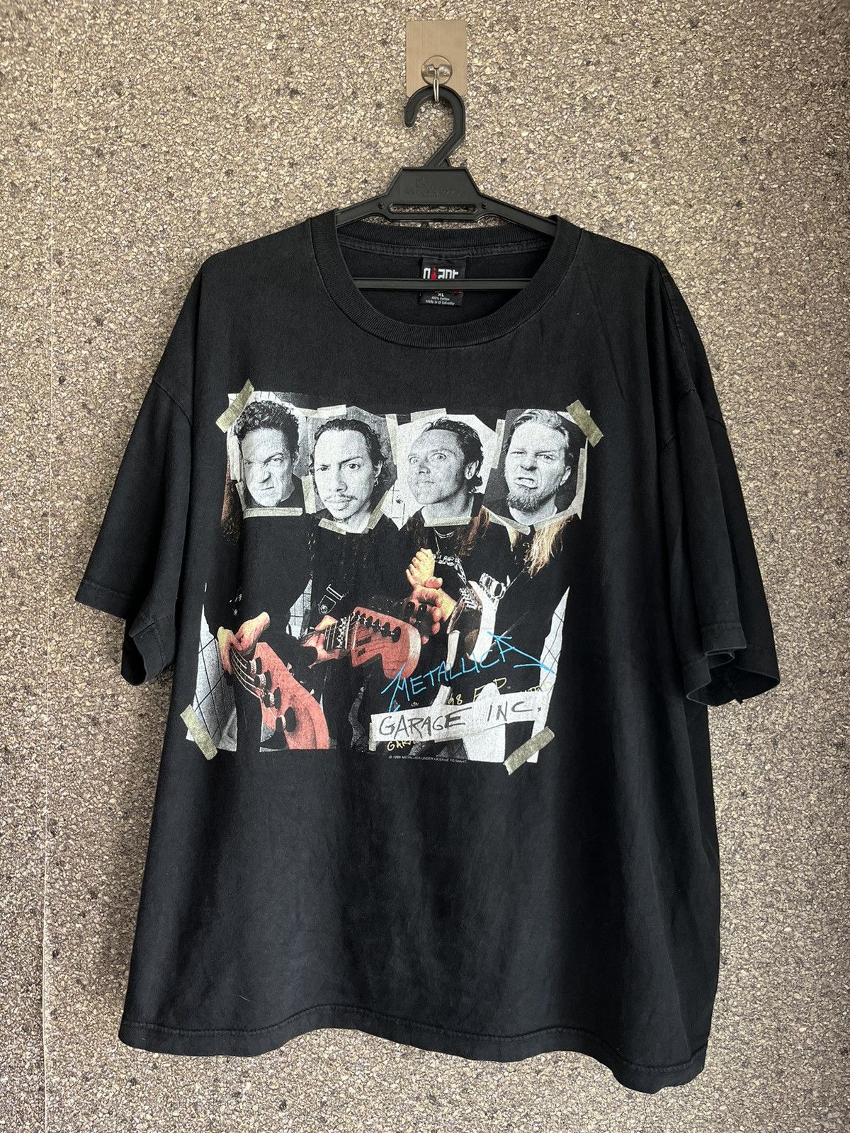 image of Vintage Metallica Ft25 in Black, Men's (Size XL)