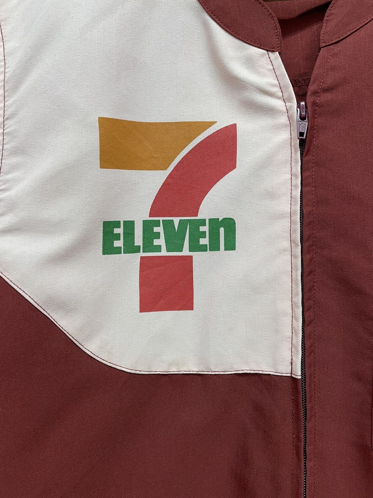 Vintage Vintage 7 Eleven 7e Japanese Worker Zipped Shirt Size US S / EU 44-46 / 1 - 2 Thumbnail