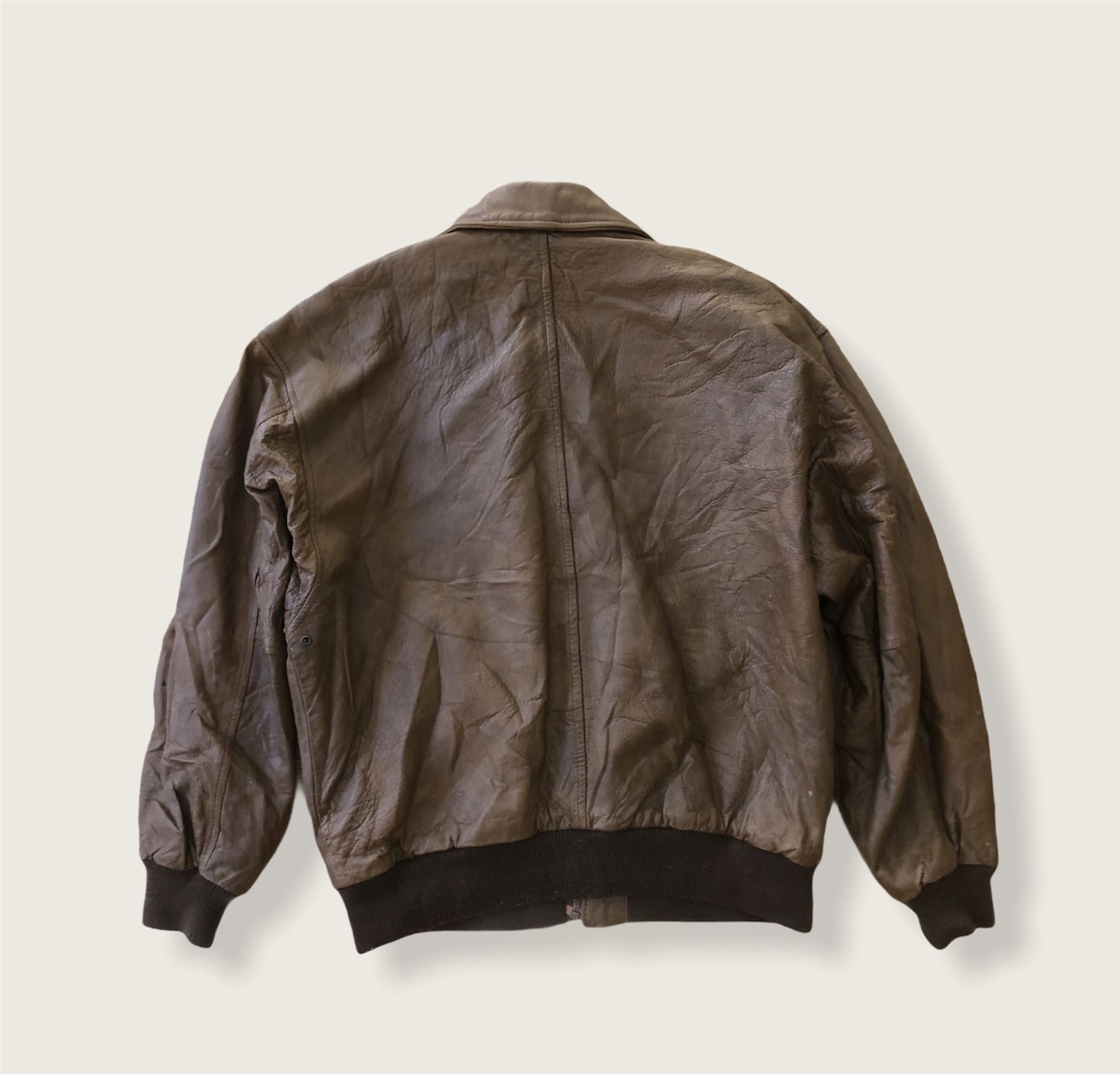 Japanese Brand × Vintage ❤️Vintage Ace Deck Leather Jacket A2 Size US M / EU 48-50 / 2 - 5 Thumbnail