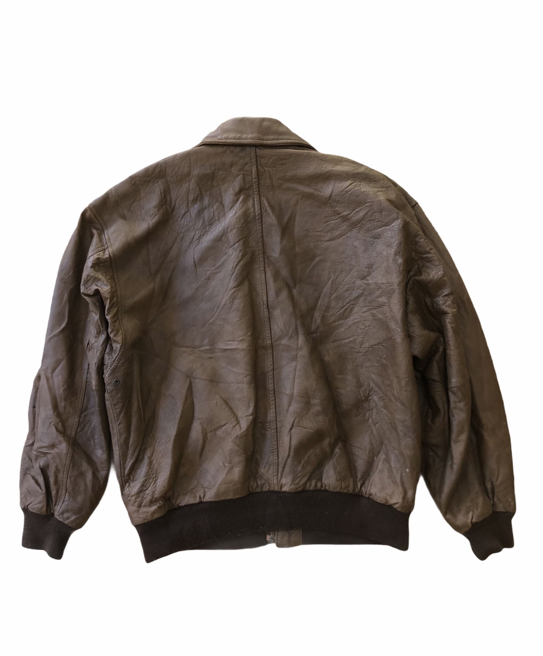 Japanese Brand × Vintage ❤️Vintage Ace Deck Leather Jacket A2 Size US M / EU 48-50 / 2 - 3 Thumbnail