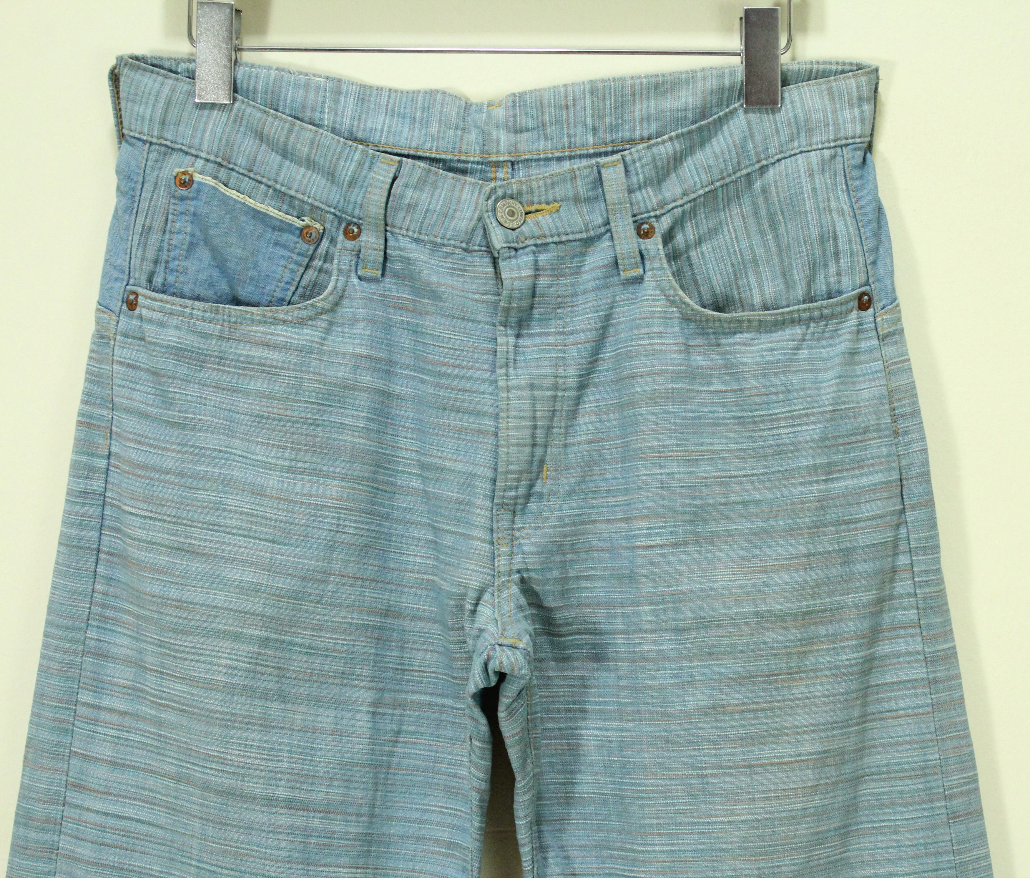 Edwin EDWIN Pants Woven Motif Selvedge Size US 31 - 1 Thumbnail