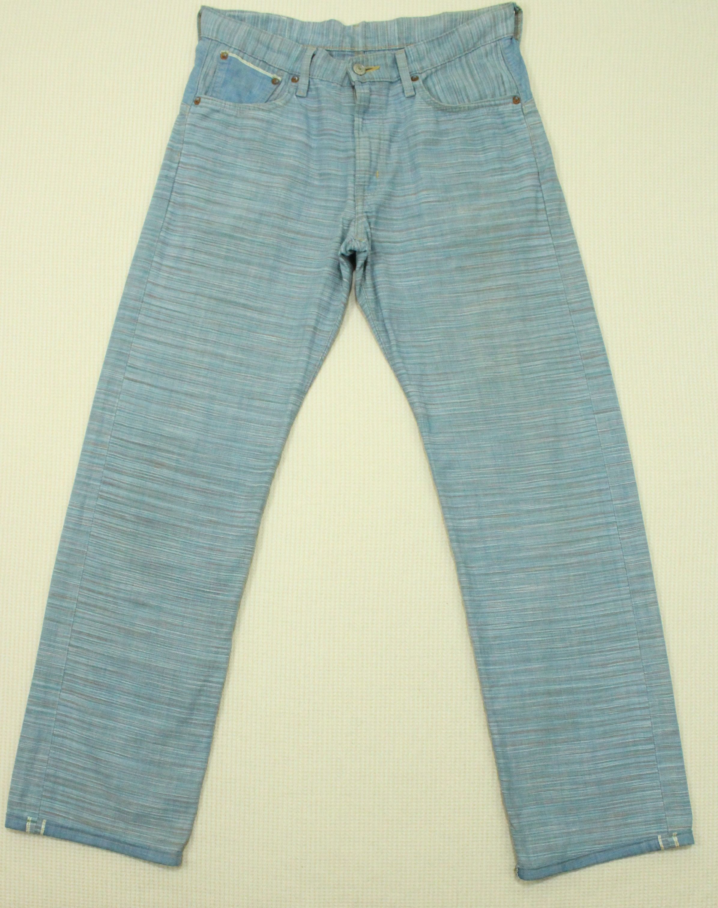 Edwin EDWIN Pants Woven Motif Selvedge Size US 31 - 4 Thumbnail