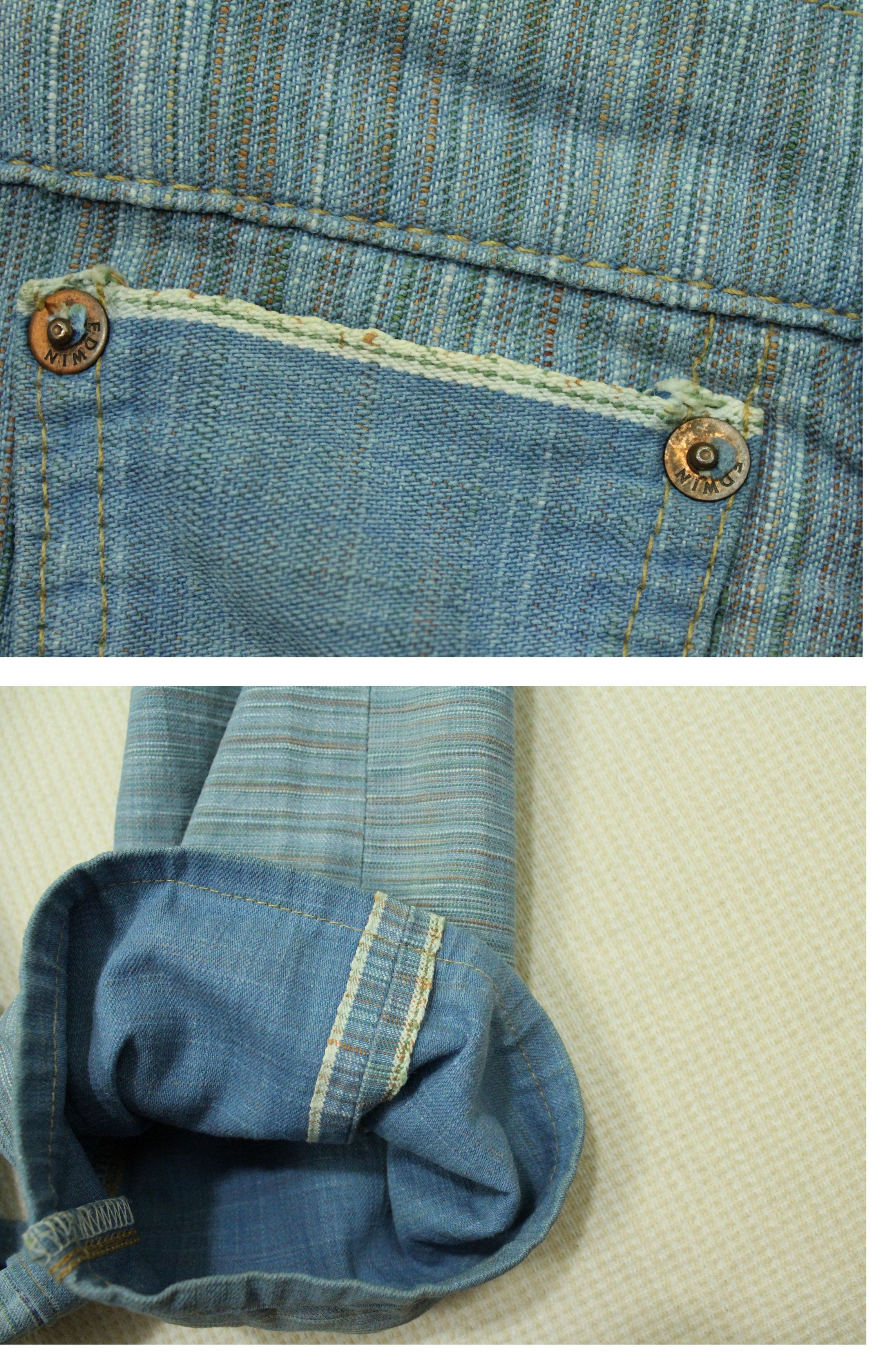 Edwin EDWIN Pants Woven Motif Selvedge Size US 31 - 11 Thumbnail