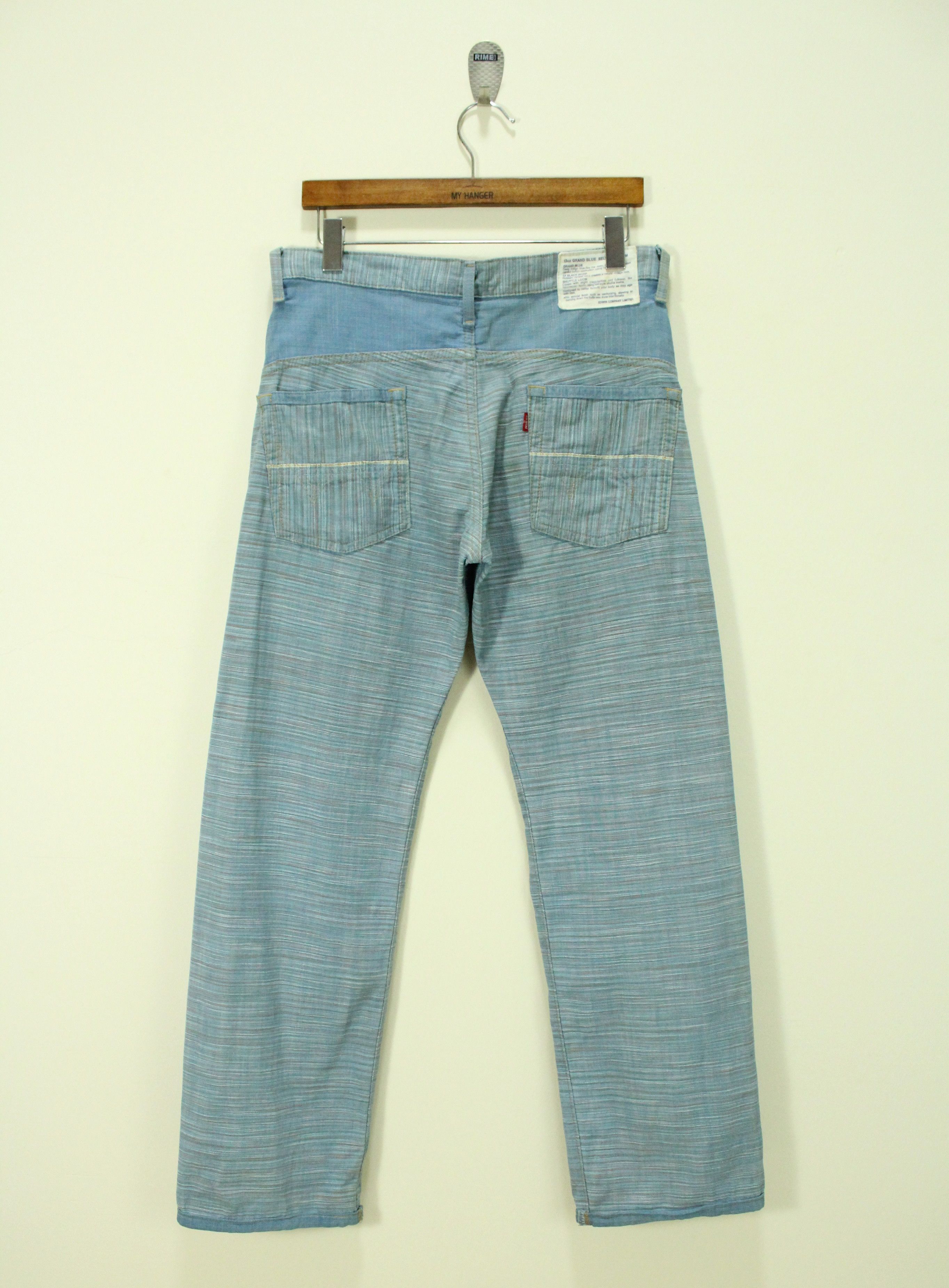 Edwin EDWIN Pants Woven Motif Selvedge Size US 31 - 3 Thumbnail