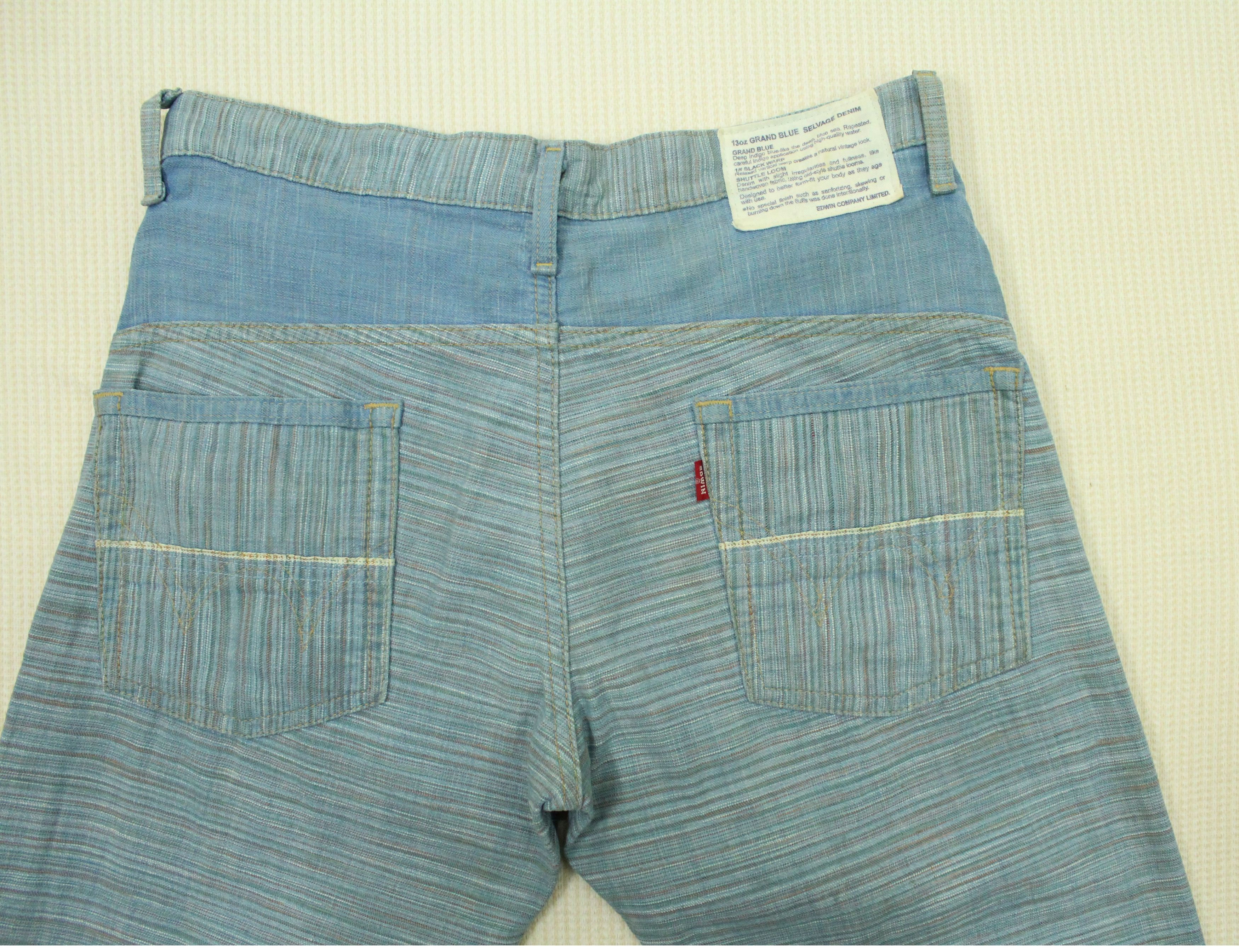 Edwin EDWIN Pants Woven Motif Selvedge Size US 31 - 8 Thumbnail