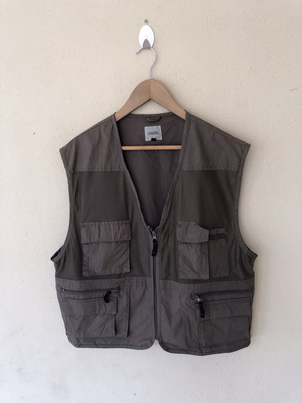 Japanese Brand 🔥rare Grow sord hunting vest Size US L / EU 52-54 / 3 - 2 Thumbnail