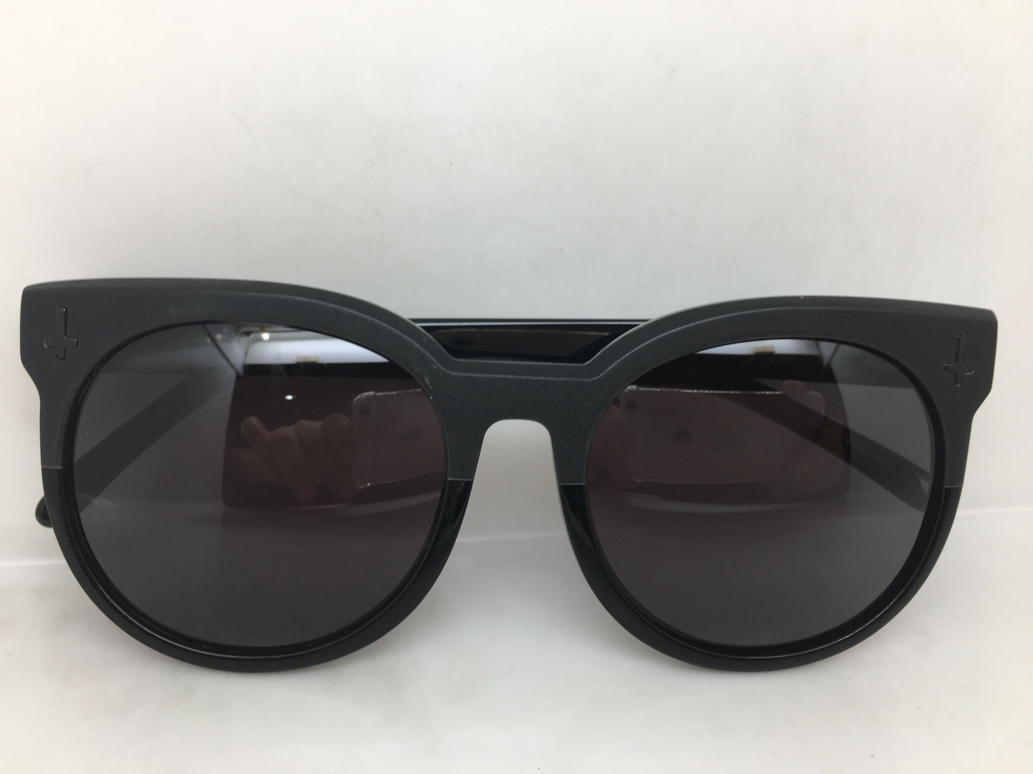Valley Eyewear Handmade Valley Leeches Black Acetatee Sunglasses Size ONE SIZE - 6 Thumbnail