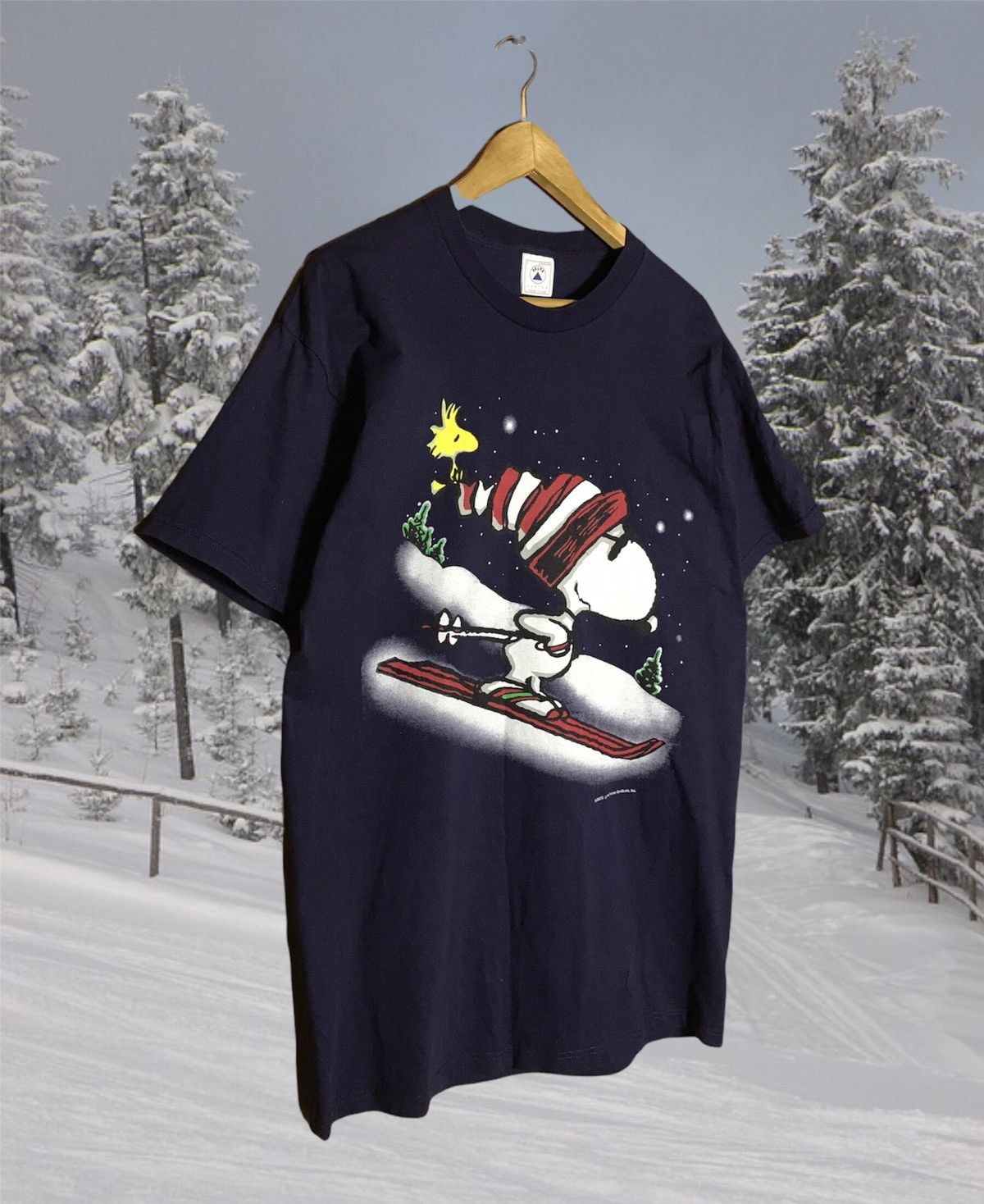 Vintage Vintage Snoopy Peanuts made in USA t-shirt Size US L / EU 52-54 / 3 - 1 Thumbnail