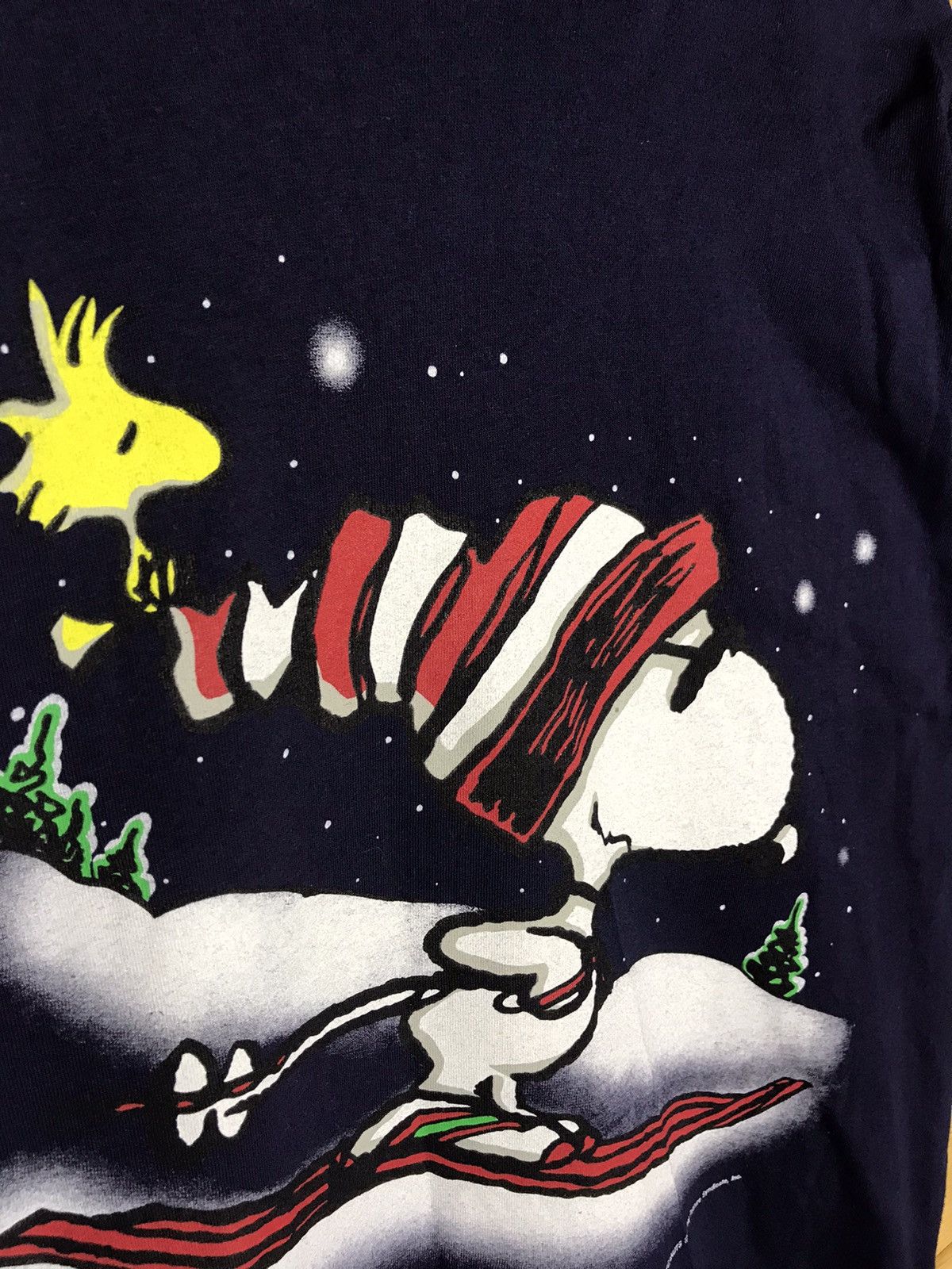 Vintage Vintage Snoopy Peanuts made in USA t-shirt Size US L / EU 52-54 / 3 - 3 Thumbnail