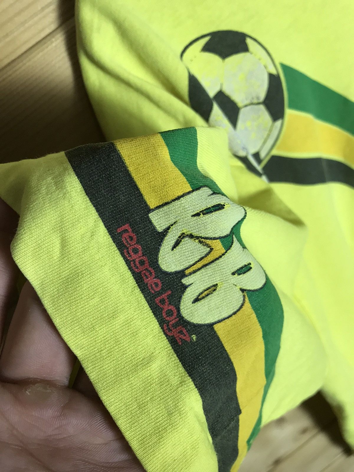 Vintage 1998 Vintage 90s Reggae Boyz single stitch t-shirt Size US XL / EU 56 / 4 - 7 Thumbnail