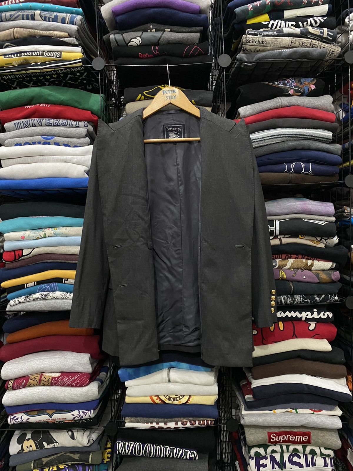 Burberry × Vintage VINTAGE BURBERRYS DOUBLE BREAST JACKET Size US S / EU 44-46 / 1 - 5 Thumbnail