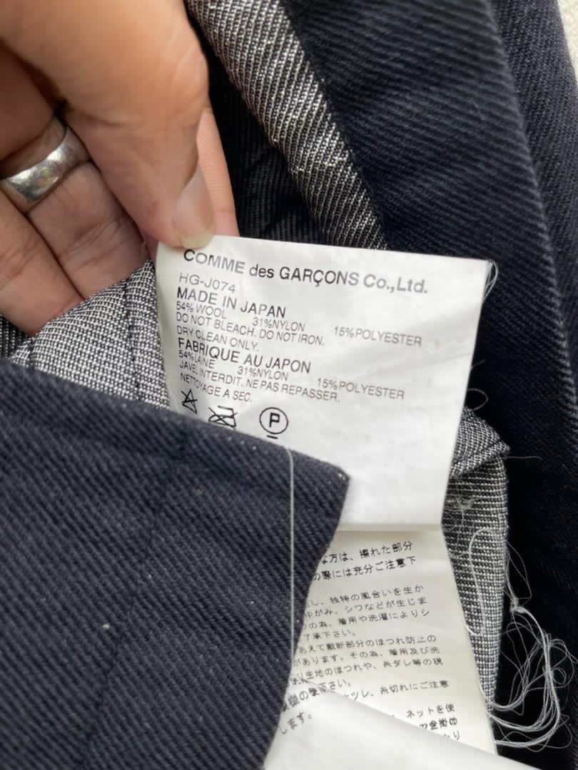 Comme des Garcons VERY RARE🔥Vtg Deconstructed Comme des Garcons Homme AD02 Size US S / EU 44-46 / 1 - 9 Thumbnail