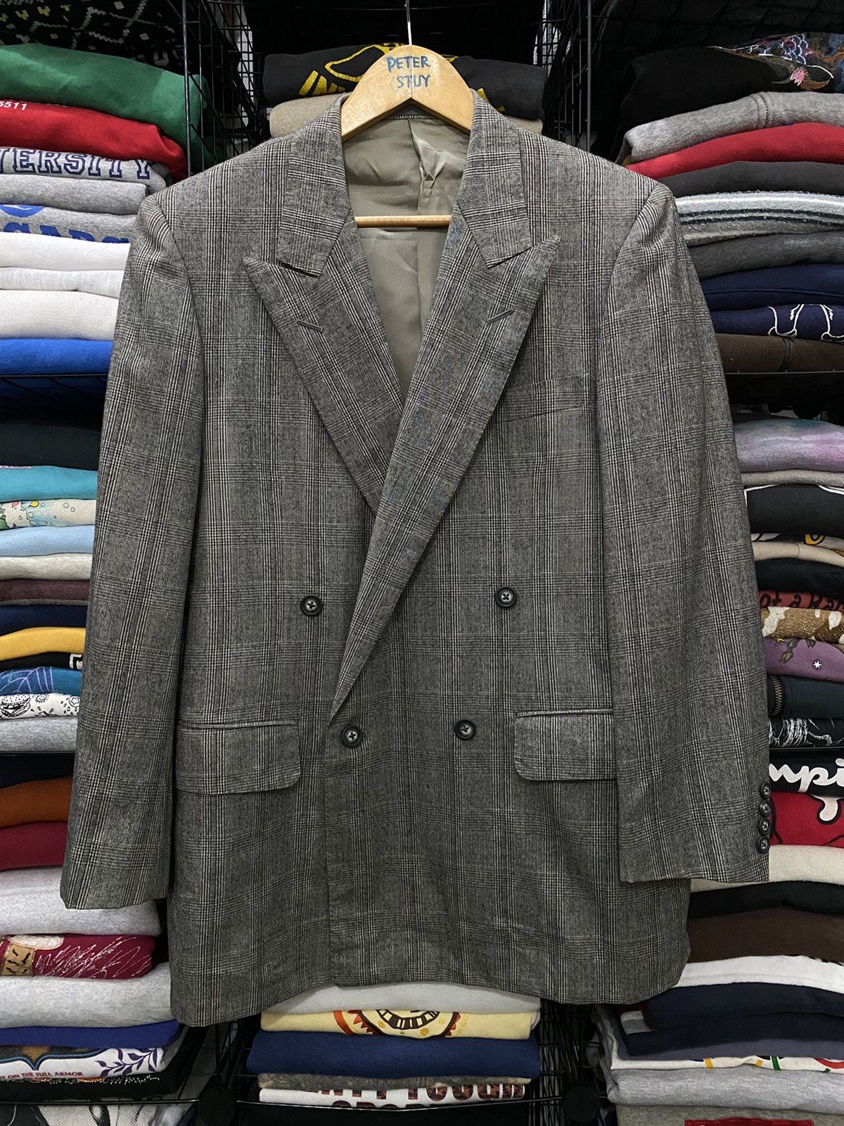 Burberry VINTAGE BURBERRYS WOOL HERITAGE BLAZER Size US M / EU 48-50 / 2 - 3 Thumbnail