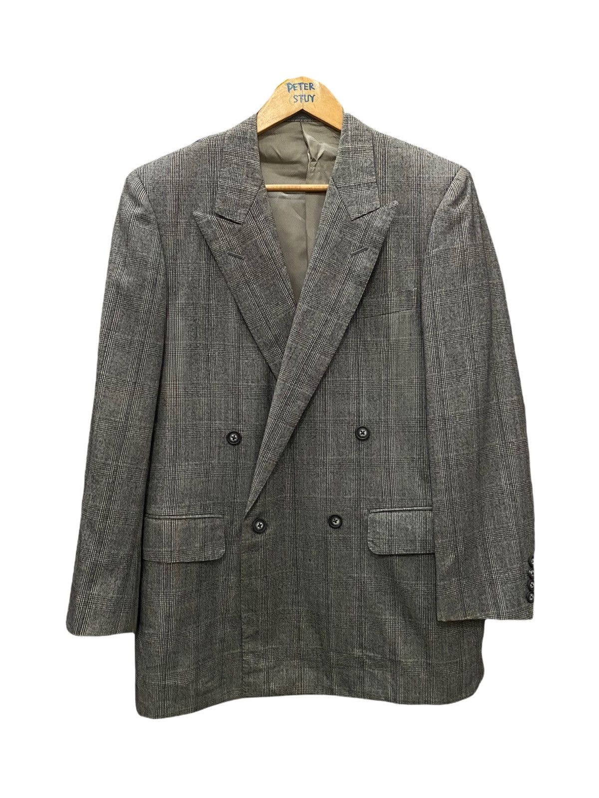 Burberry VINTAGE BURBERRYS WOOL HERITAGE BLAZER Size US M / EU 48-50 / 2 - 1 Thumbnail