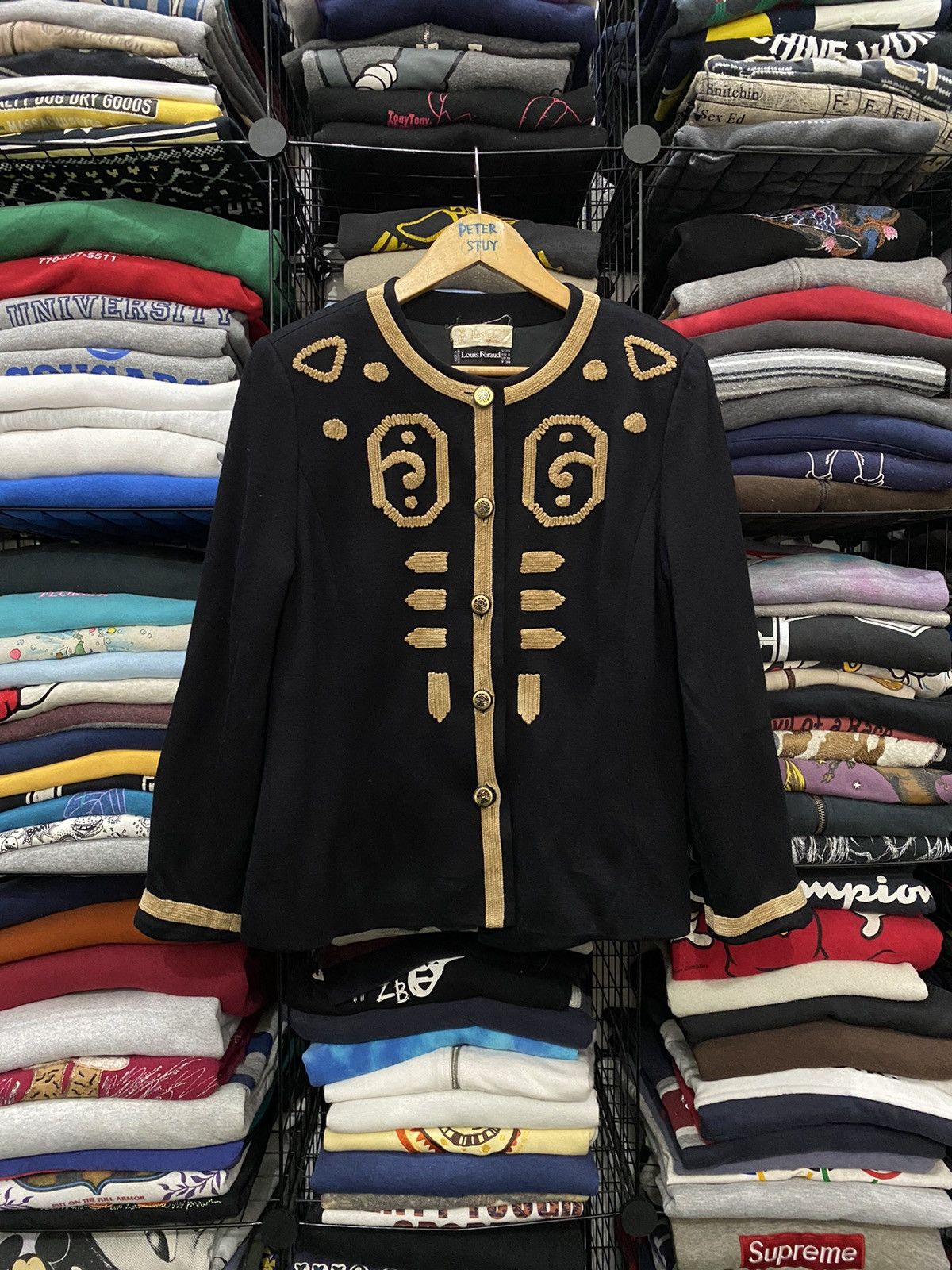 Designer × Louis Feraud × Vintage VINTAGE LOUIS FERAUD WEST GERMANY EGYPT DESIGN JACKET Size US M / EU 48-50 / 2 - 2 Thumbnail