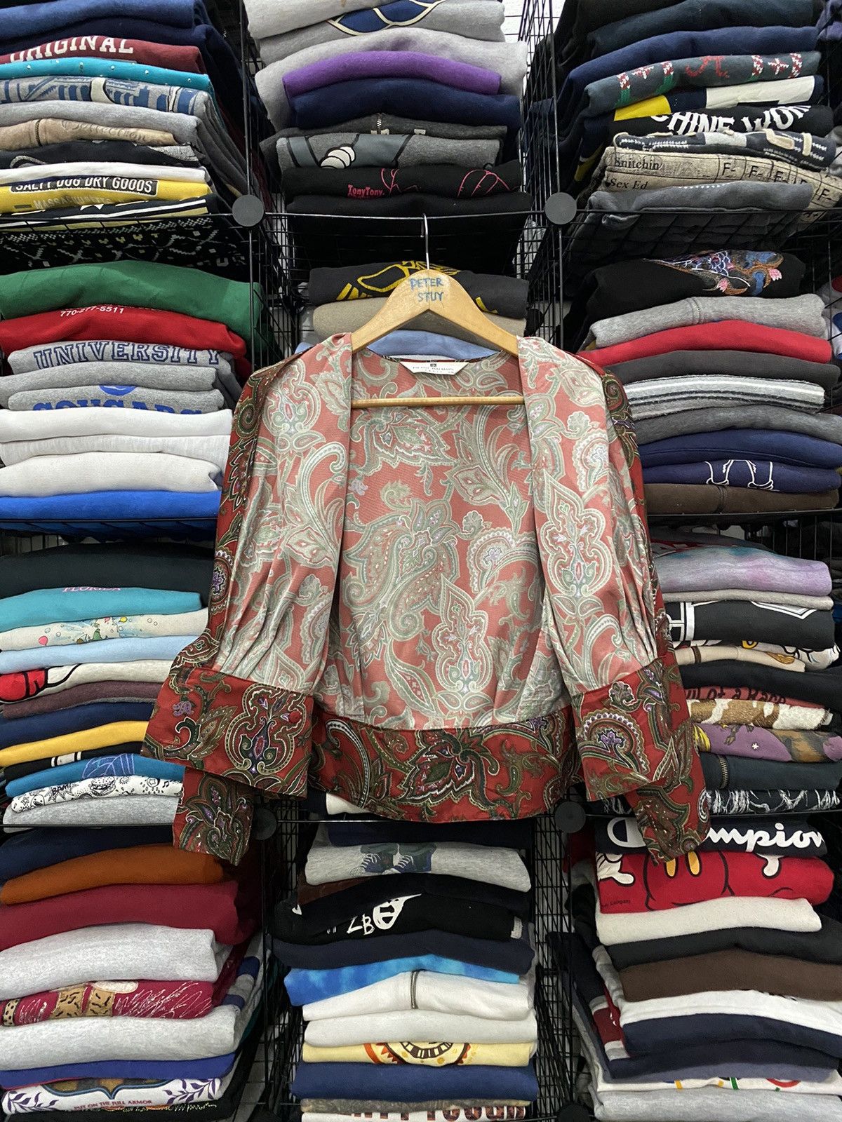 Pierre Balmain Vintage pierre balmain polyester crop cardigan jacket Size US S / EU 44-46 / 1 - 4 Thumbnail