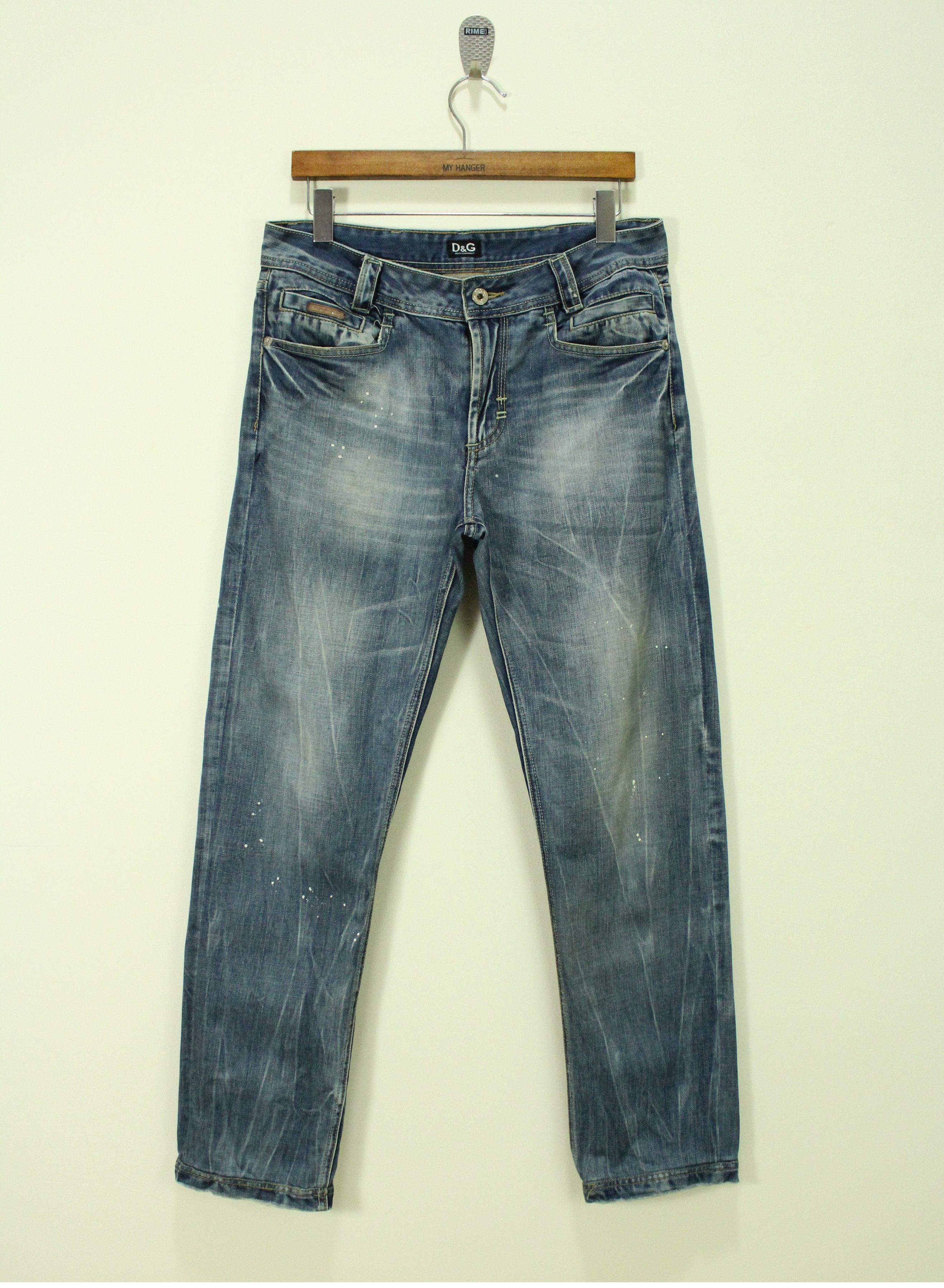 Dolce & Gabbana Dolce & Gabbana Denim Jeans Pants Painter Jeans Size US 31 - 1 Thumbnail