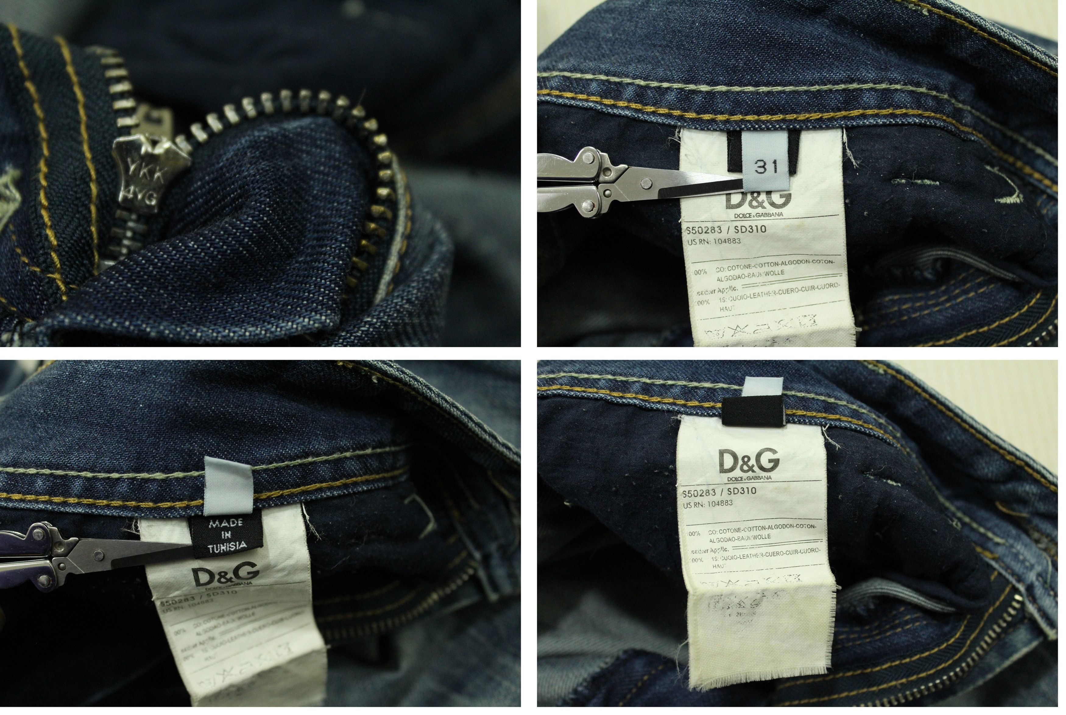 Dolce & Gabbana Dolce & Gabbana Denim Jeans Pants Painter Jeans Size US 31 - 8 Thumbnail