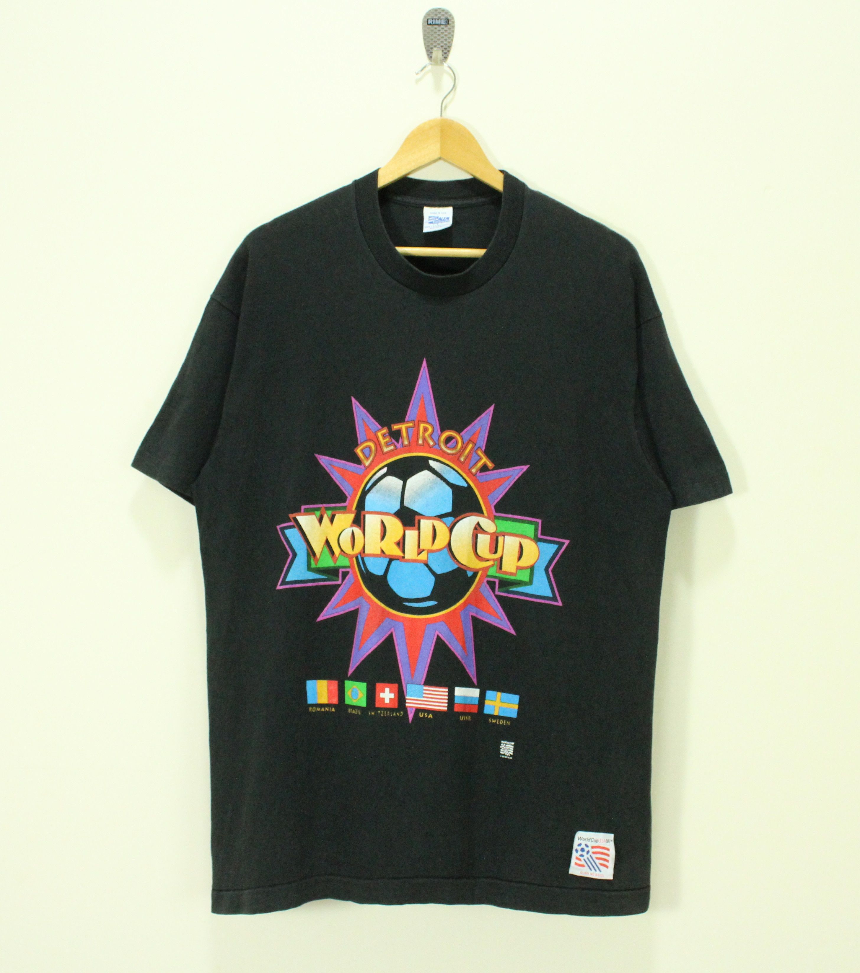 Vintage 90s WORLD CUP USA T Shirt Single Stitch