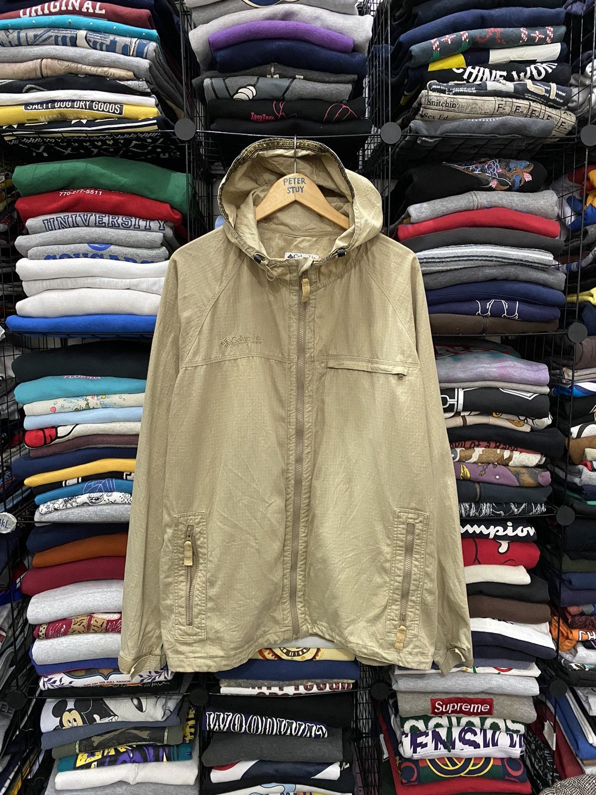 image of Columbia Sportwear Company Outdoor Jacket in All Nude, Men's (Size XL)