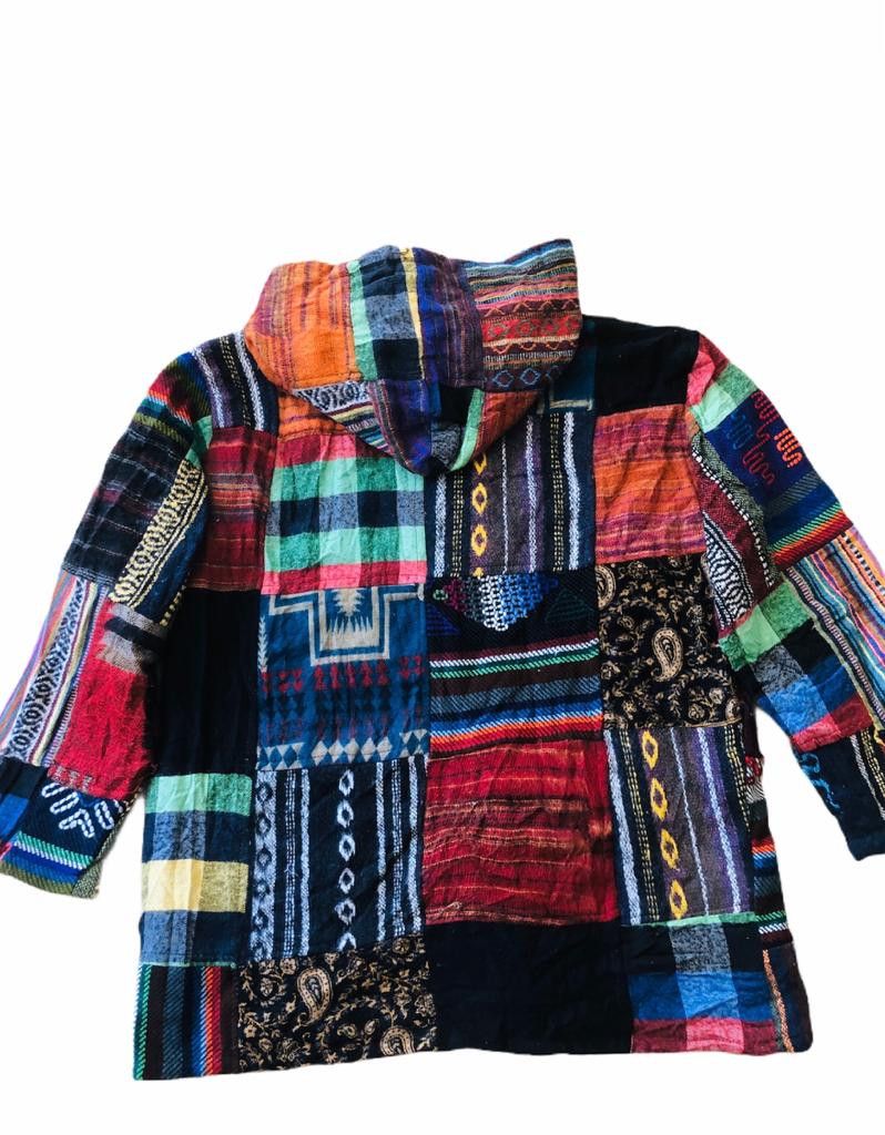 Japanese Brand Boro Patchworks Jacket Inspired NEEDLES Design Size US M / EU 48-50 / 2 - 2 Thumbnail