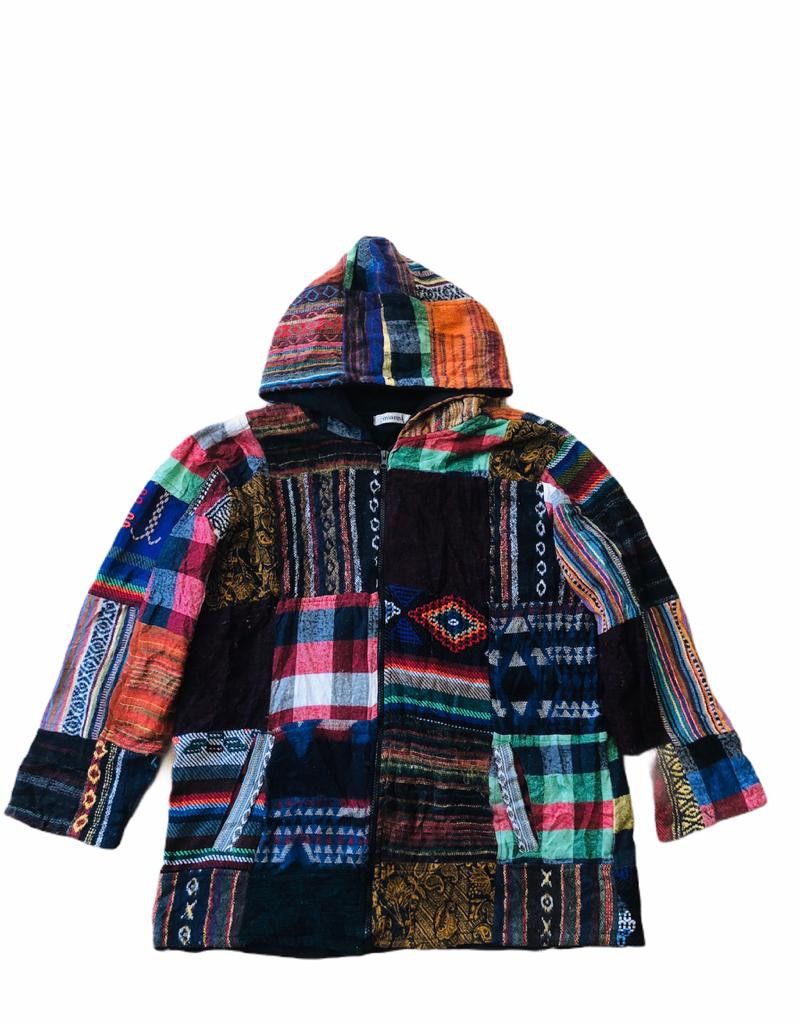 Japanese Brand Boro Patchworks Jacket Inspired NEEDLES Design Size US M / EU 48-50 / 2 - 3 Thumbnail