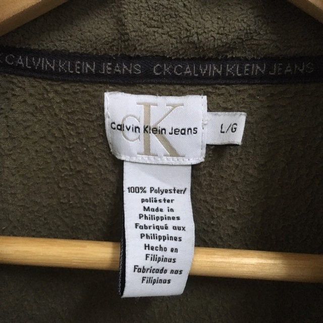 Calvin Klein × Vintage CALVIN KLEIN SMALL LOGO FLEECE ZIPPER TANKS SLEEVELESS Size US L / EU 52-54 / 3 - 4 Thumbnail