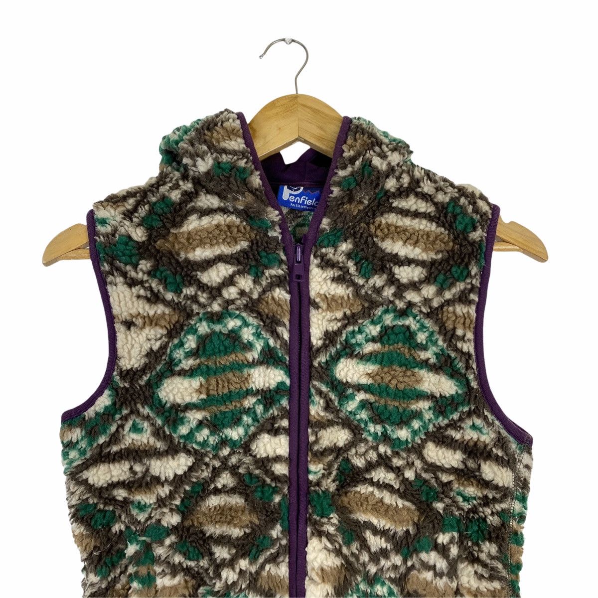 Penfield × Vintage VINTAGE PENFIELD NAVAJO DESIGN FLEECE HOODIE VESTS Size US S / EU 44-46 / 1 - 4 Thumbnail