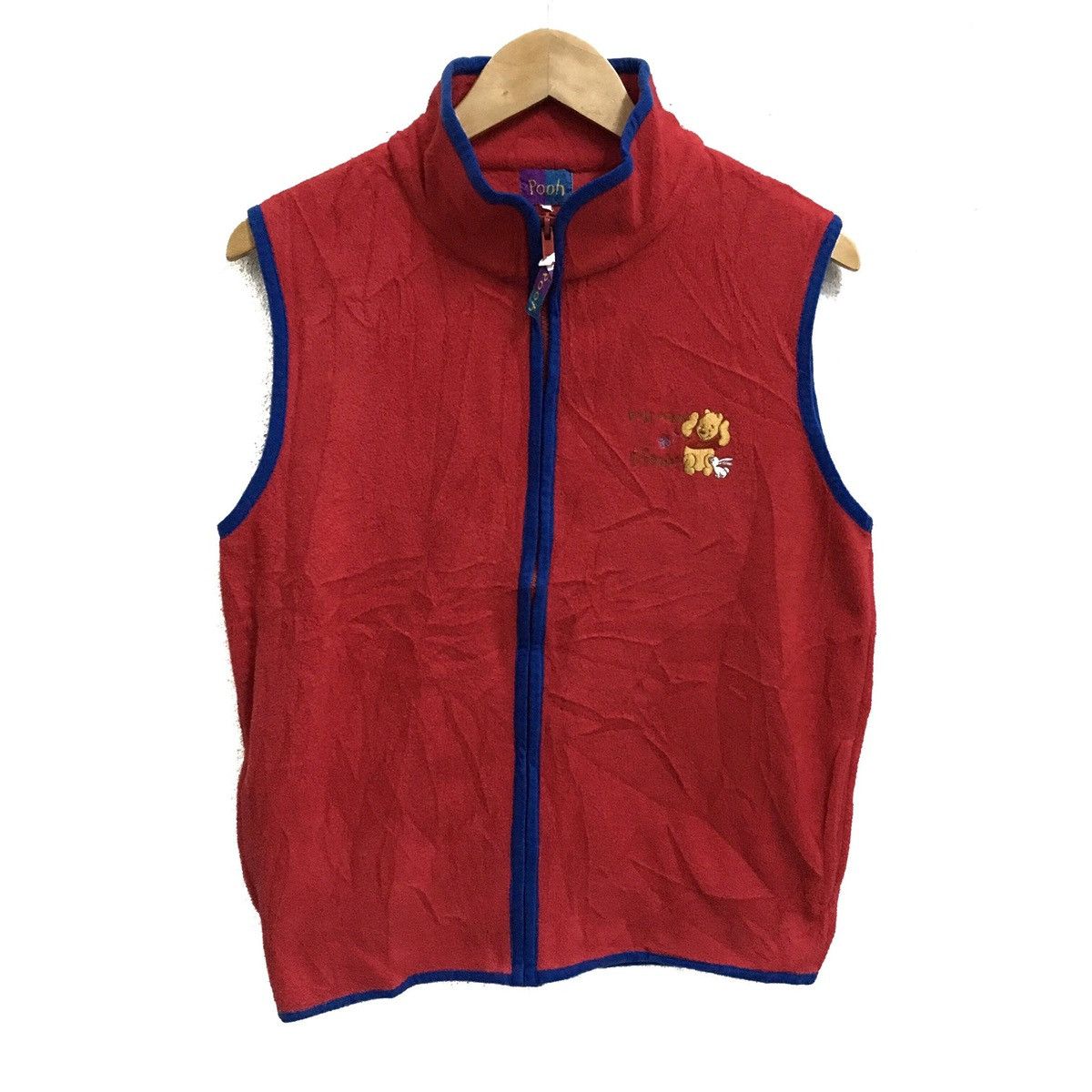 Disney × Vintage VINTAGE WINNIE THE POOH DISNEY CARTOON FLEECE TANKS Size US S / EU 44-46 / 1 - 1 Thumbnail