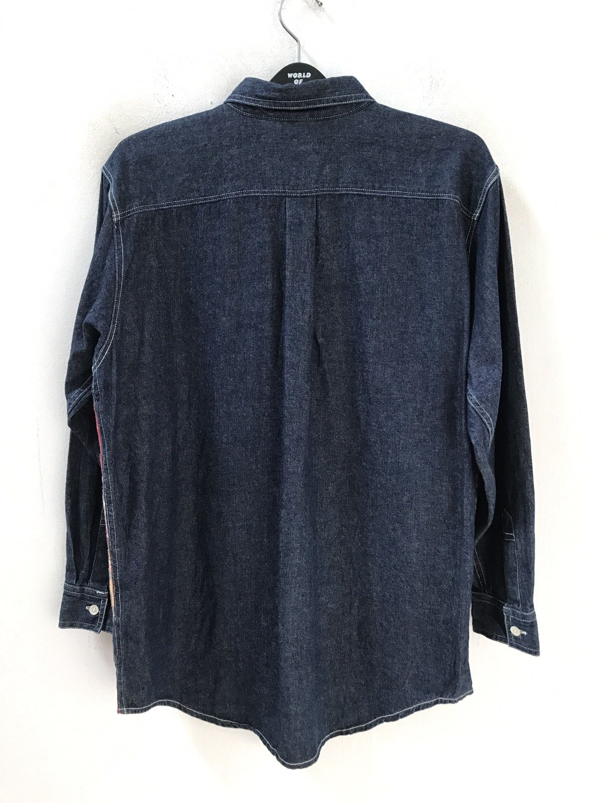 PERSON'S Vintage Person's Japan Patchwork Hybrid Denim Shirt Size US L / EU 52-54 / 3 - 6 Thumbnail