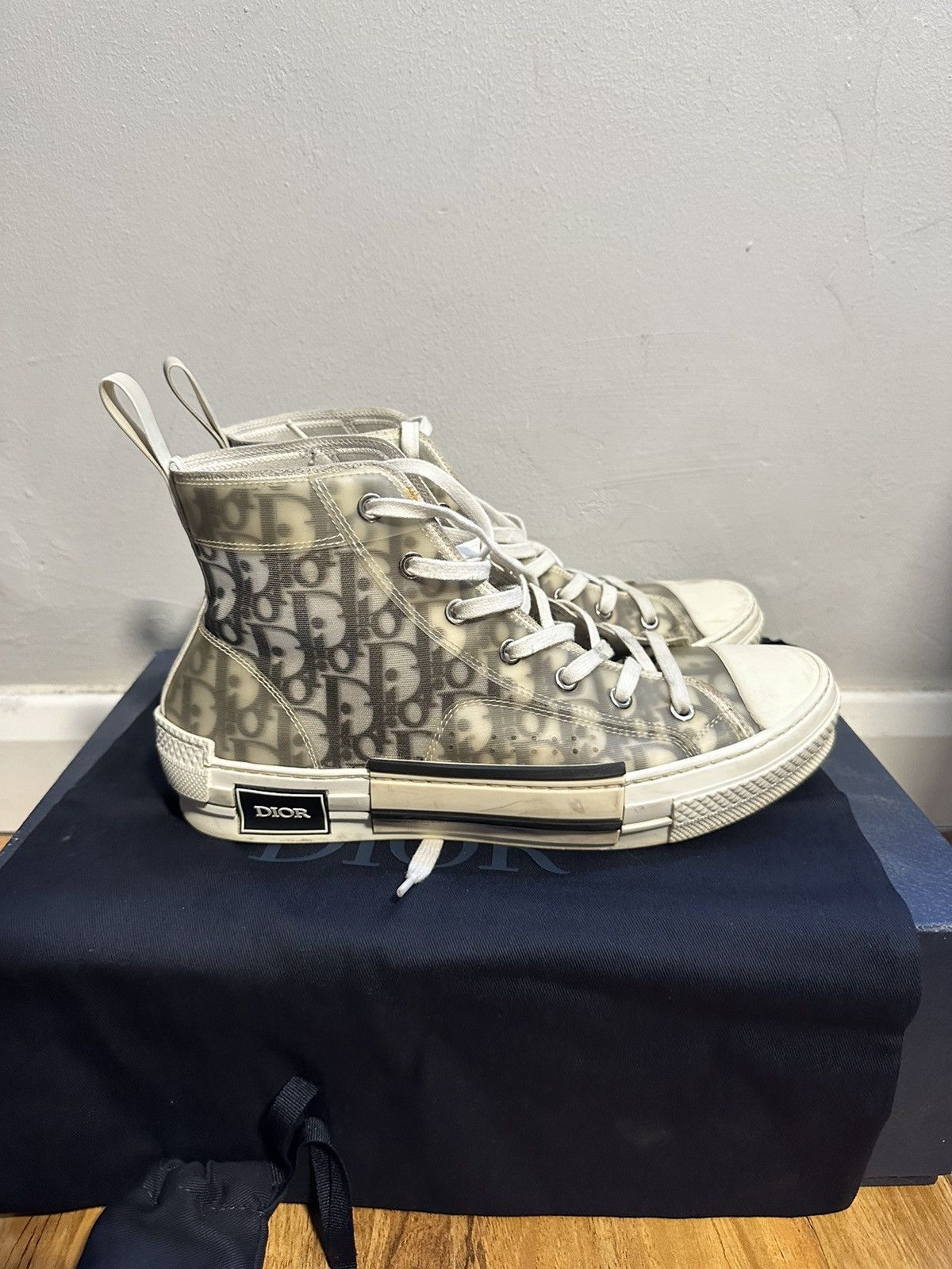 Dior DIOR B23 HIGH-TOP SNEAKER Size US 8 / EU 41 - 3 Thumbnail