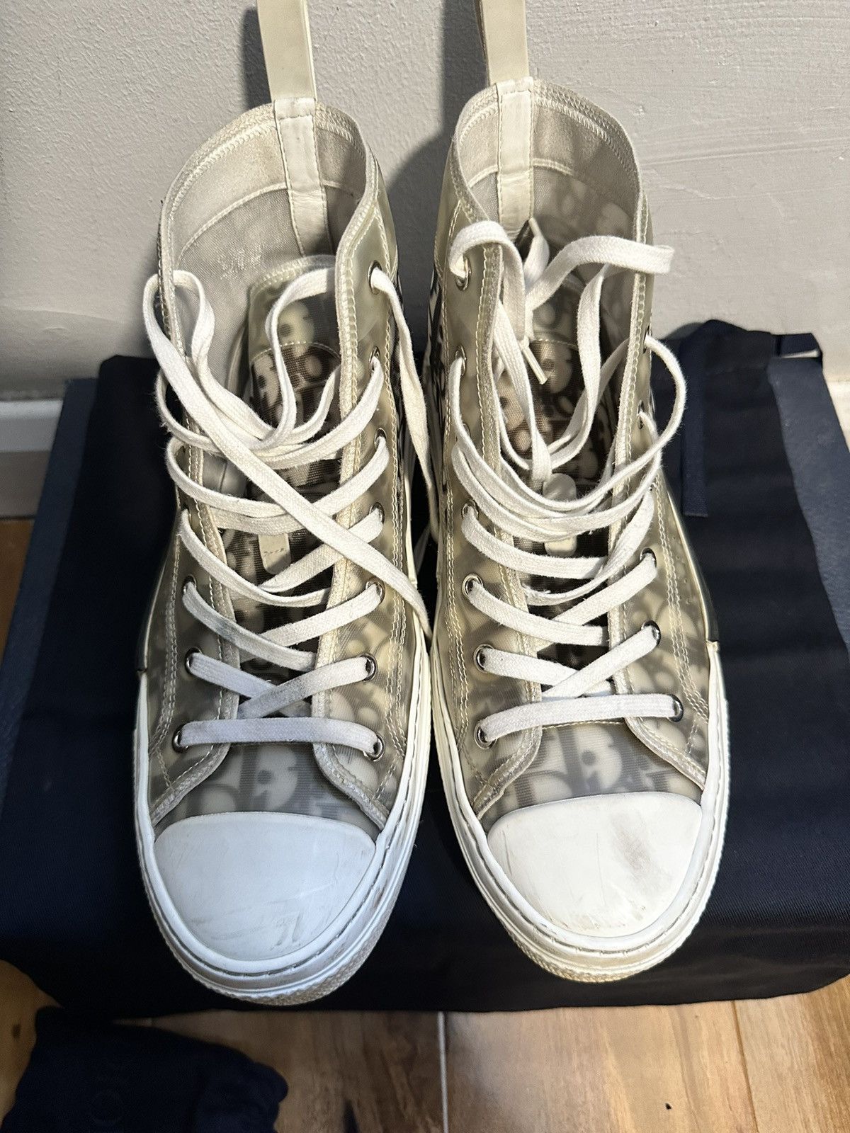 Dior DIOR B23 HIGH-TOP SNEAKER Size US 8 / EU 41 - 4 Thumbnail