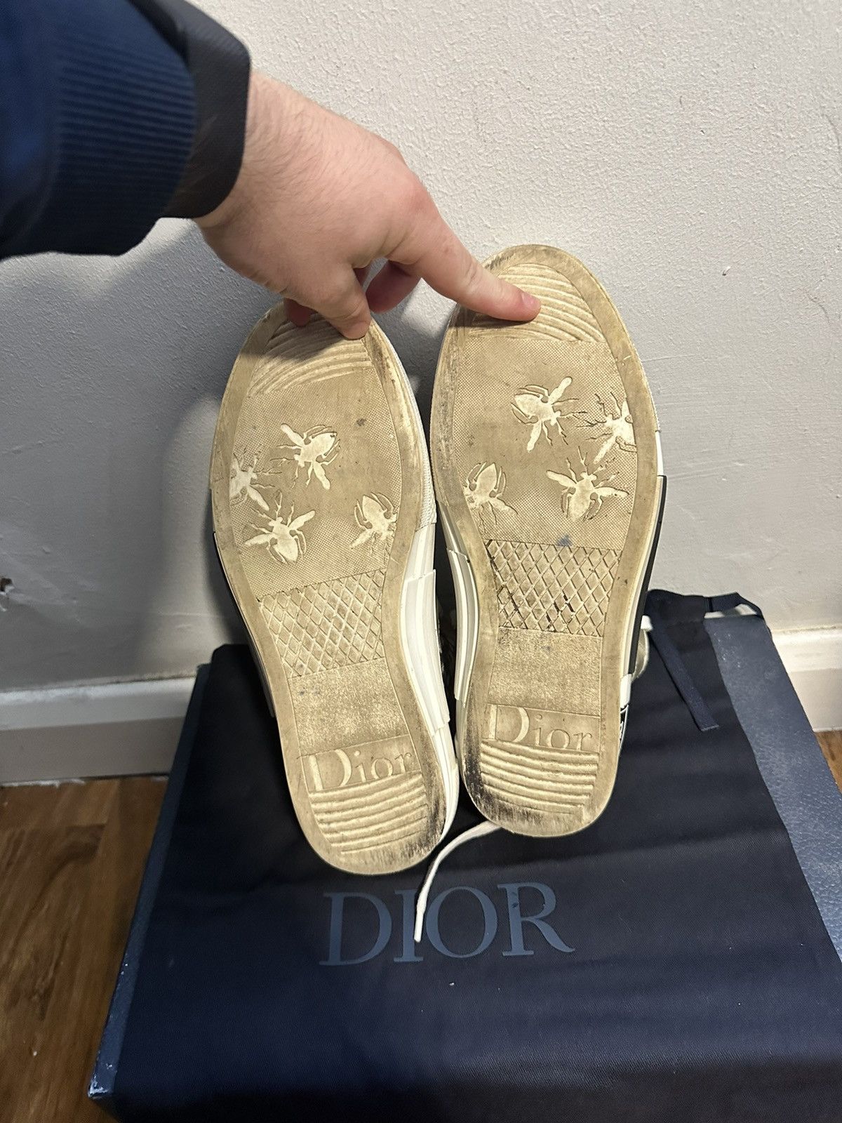 Dior DIOR B23 HIGH-TOP SNEAKER Size US 8 / EU 41 - 6 Thumbnail