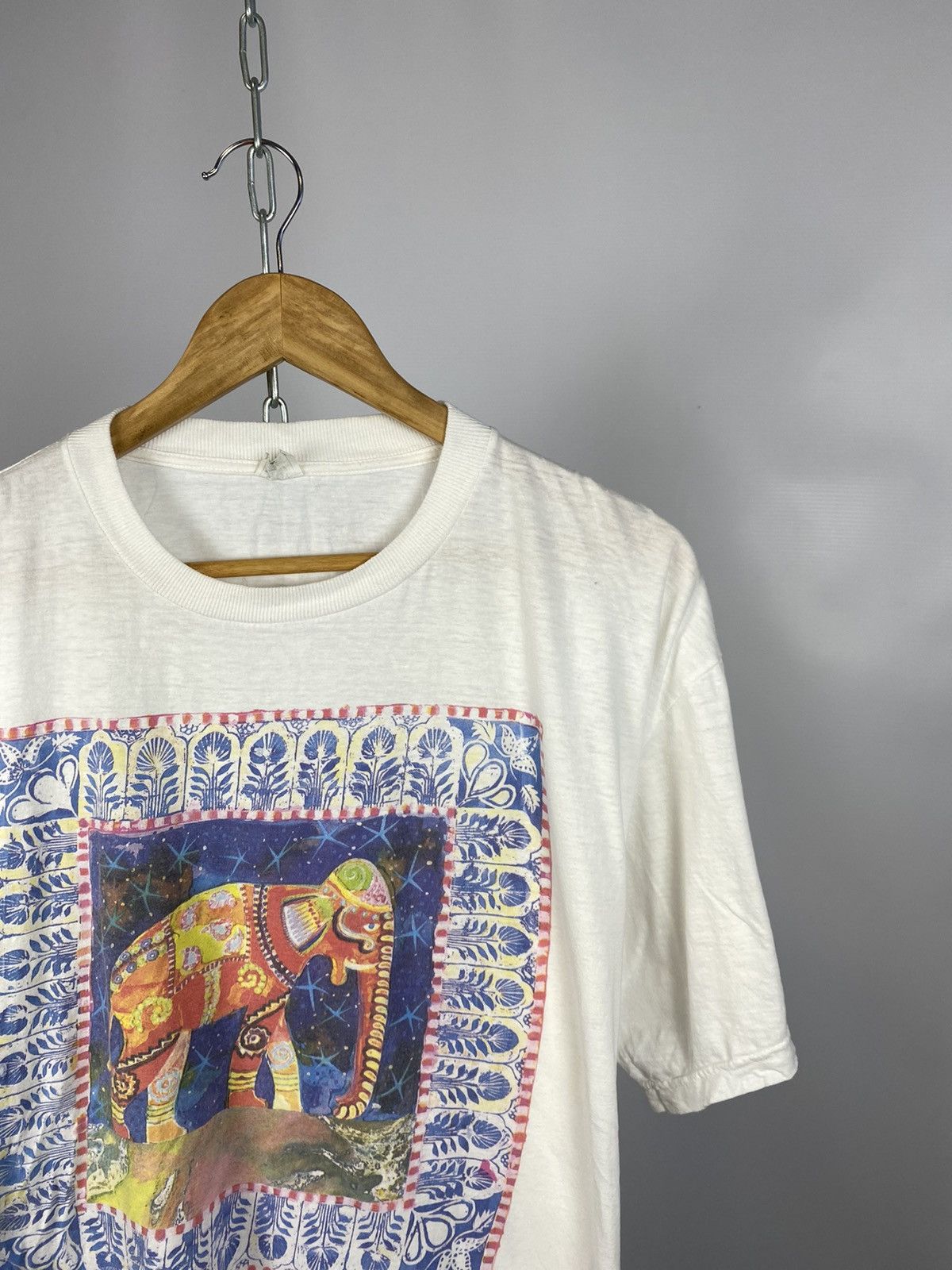Vintage Indian Elephant T-shirt streetwear vintage size XL Size US XL / EU 56 / 4 - 2 Thumbnail