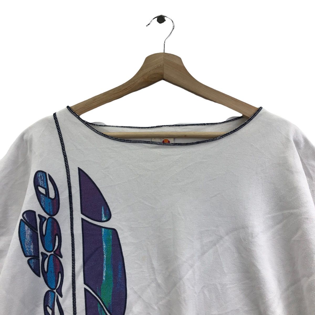 Vtg 90’ ELLESSE PERUGIA ITALIA Jersey Blouse Tee Shirt