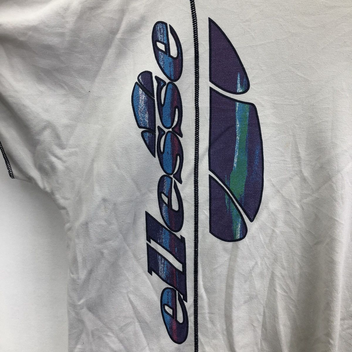 Vtg 90’ ELLESSE PERUGIA ITALIA Jersey Blouse Tee Shirt