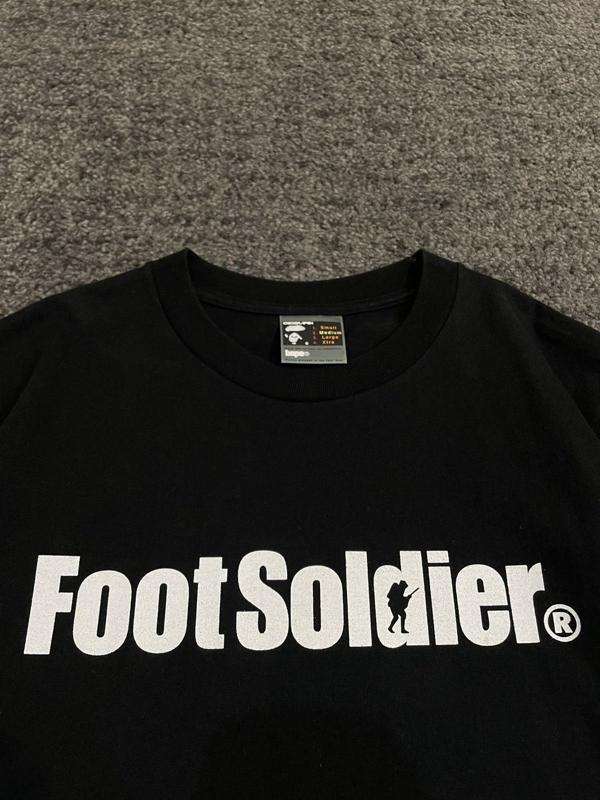 Og Bape Sta Foot Soldier Tee