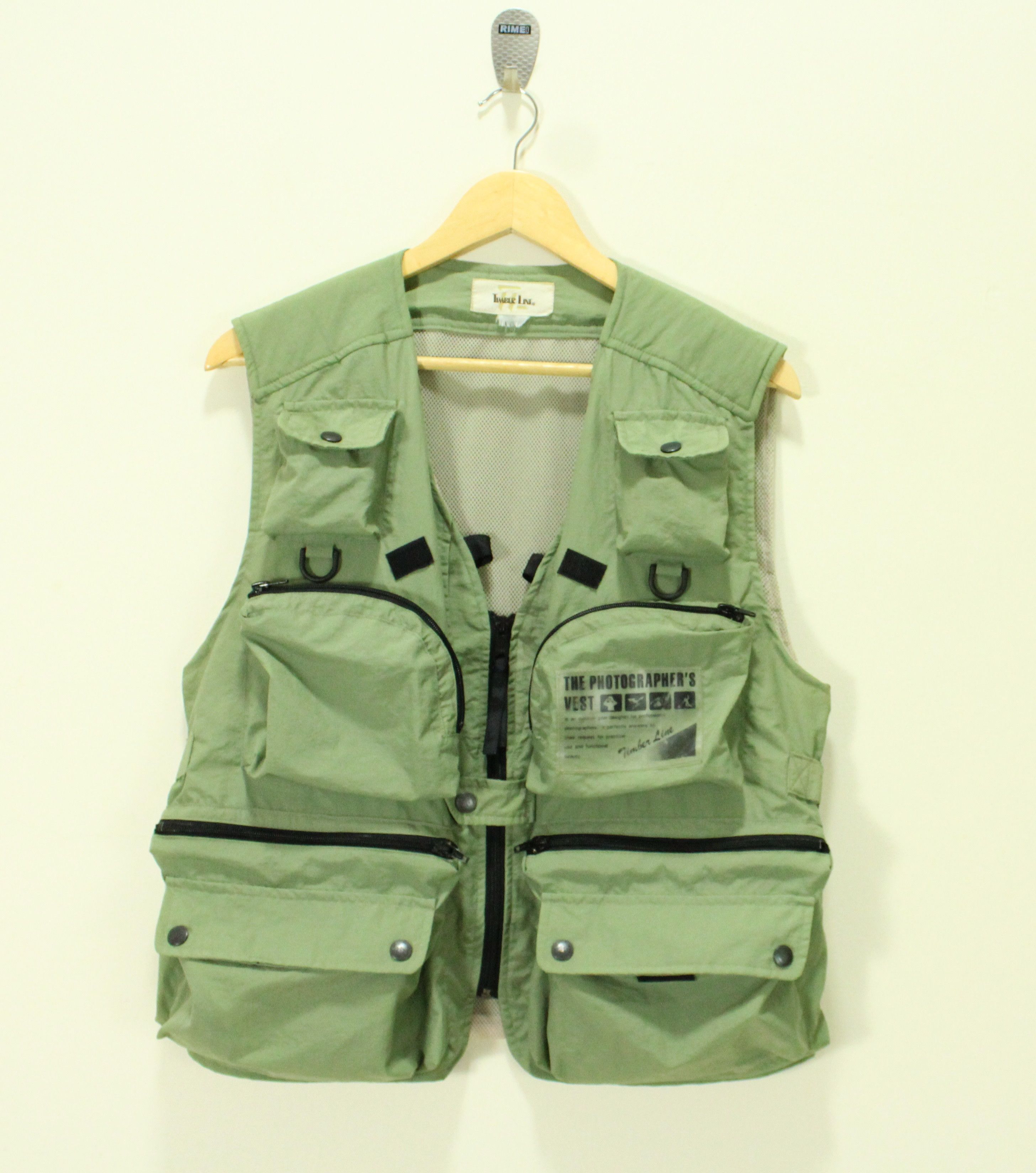 Japanese Brand Vintage Vest Multi Pockets Box Pocket Vests Nylon Vests Size US S / EU 44-46 / 1 - 2 Thumbnail