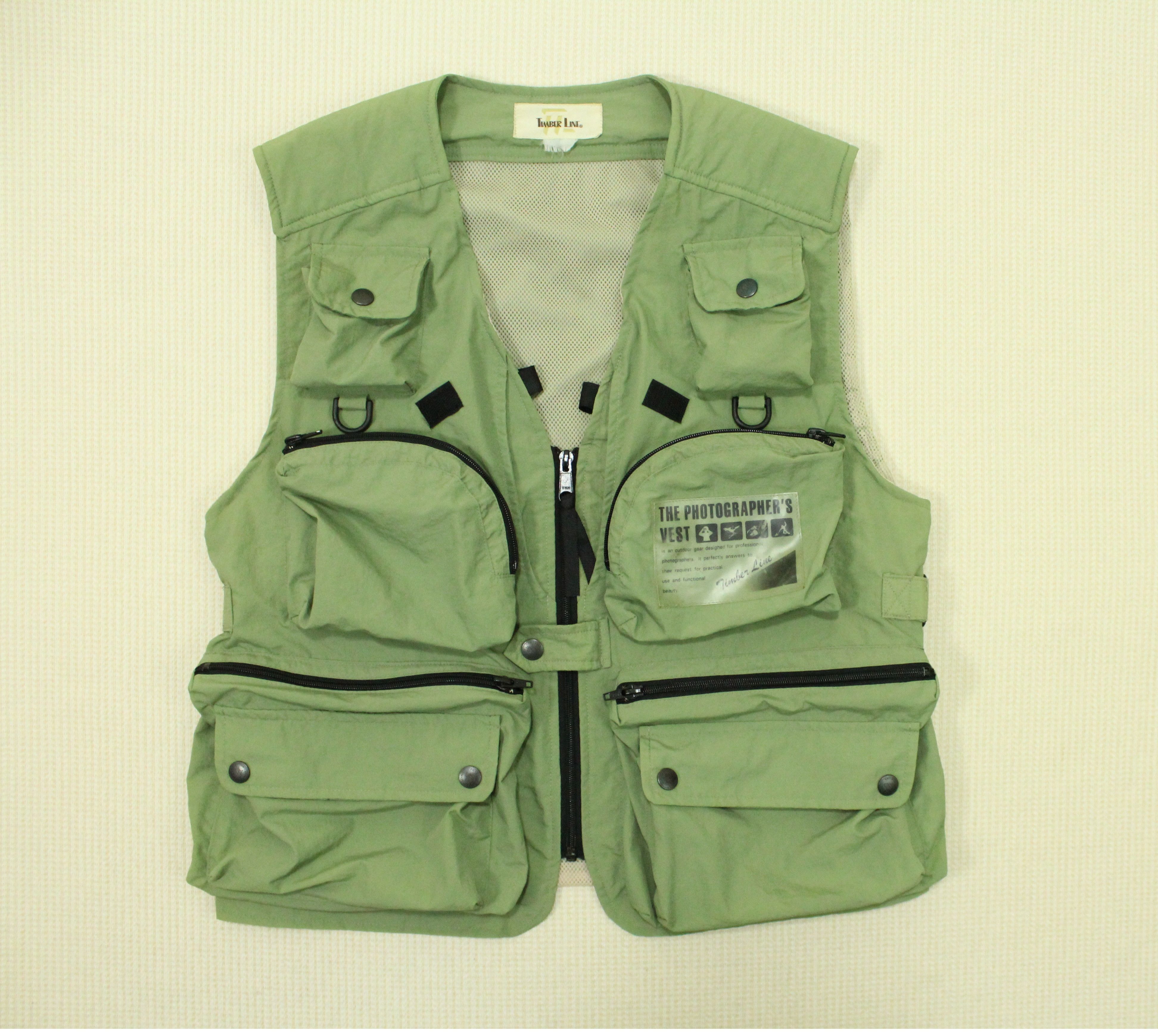 Japanese Brand Vintage Vest Multi Pockets Box Pocket Vests Nylon Vests Size US S / EU 44-46 / 1 - 5 Thumbnail