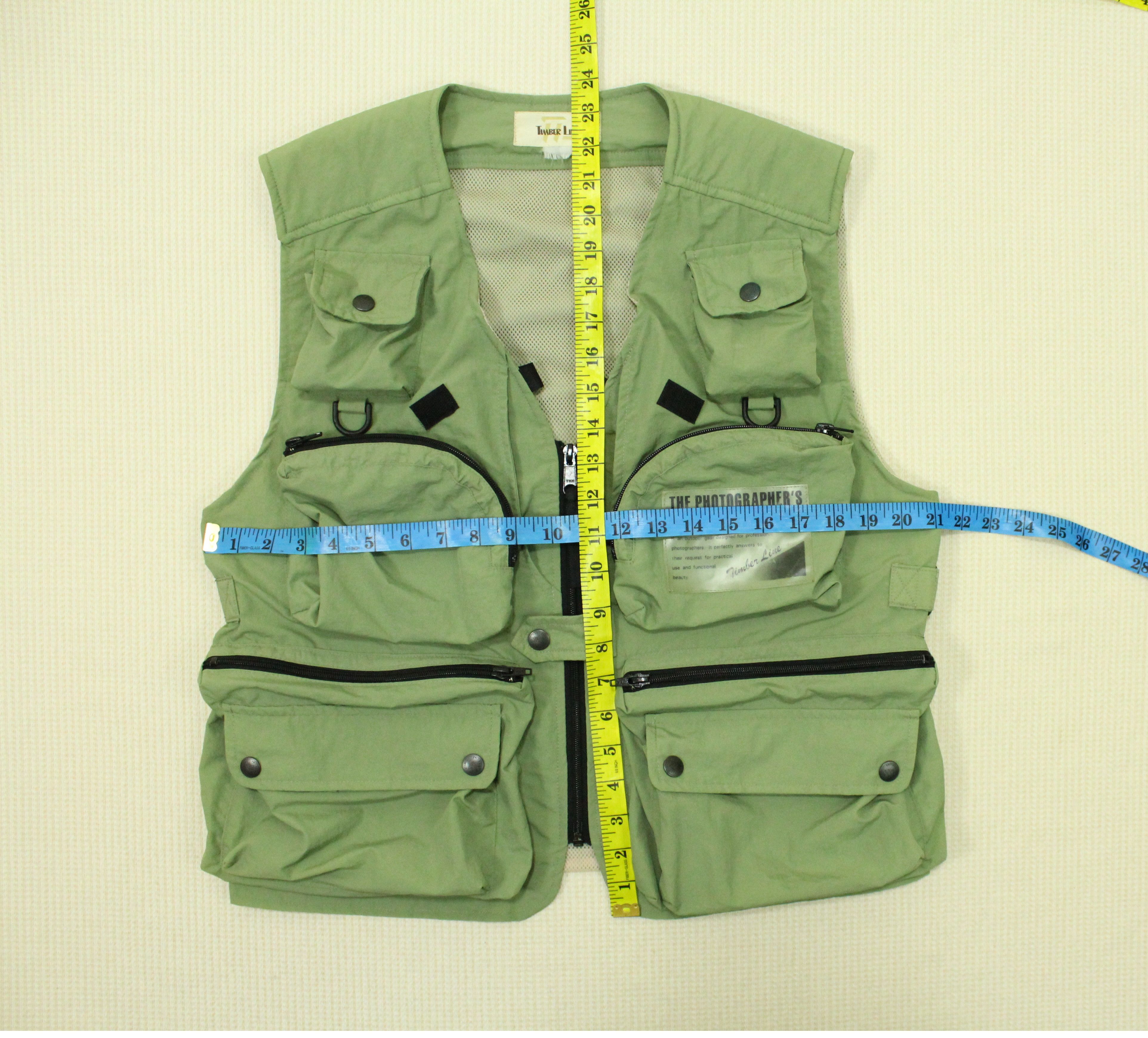 Japanese Brand Vintage Vest Multi Pockets Box Pocket Vests Nylon Vests Size US S / EU 44-46 / 1 - 12 Thumbnail