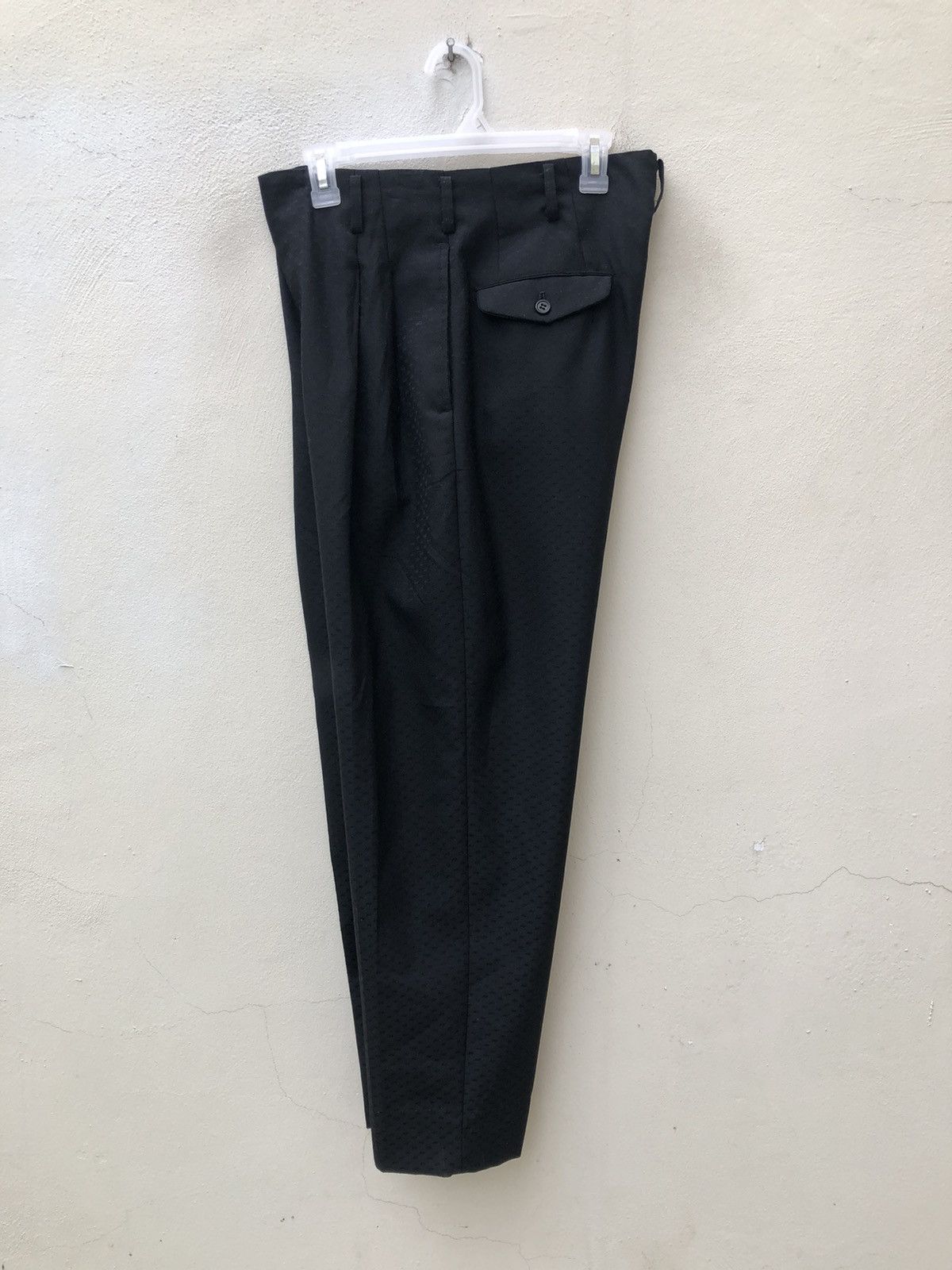 Japanese Brand Vintage 80s De-Ville Japan Embroidery Baggy Black Trouser Size US 30 / EU 46 - 12 Thumbnail