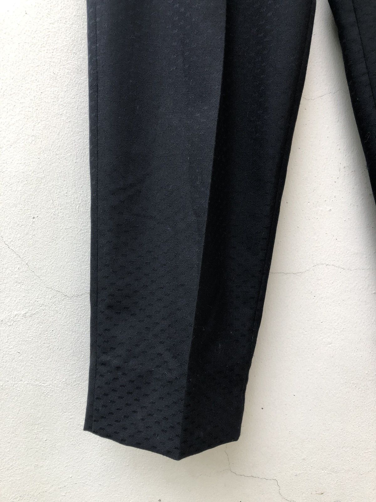 Japanese Brand Vintage 80s De-Ville Japan Embroidery Baggy Black Trouser Size US 30 / EU 46 - 5 Thumbnail