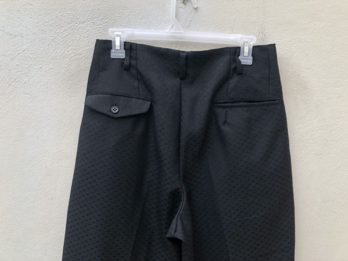 Japanese Brand Vintage 80s De-Ville Japan Embroidery Baggy Black Trouser Size US 30 / EU 46 - 9 Thumbnail
