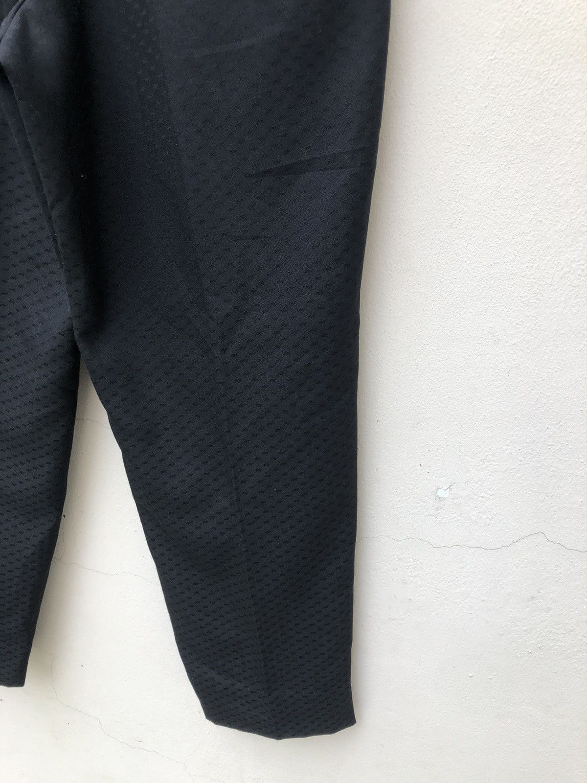 Japanese Brand Vintage 80s De-Ville Japan Embroidery Baggy Black Trouser Size US 30 / EU 46 - 11 Thumbnail