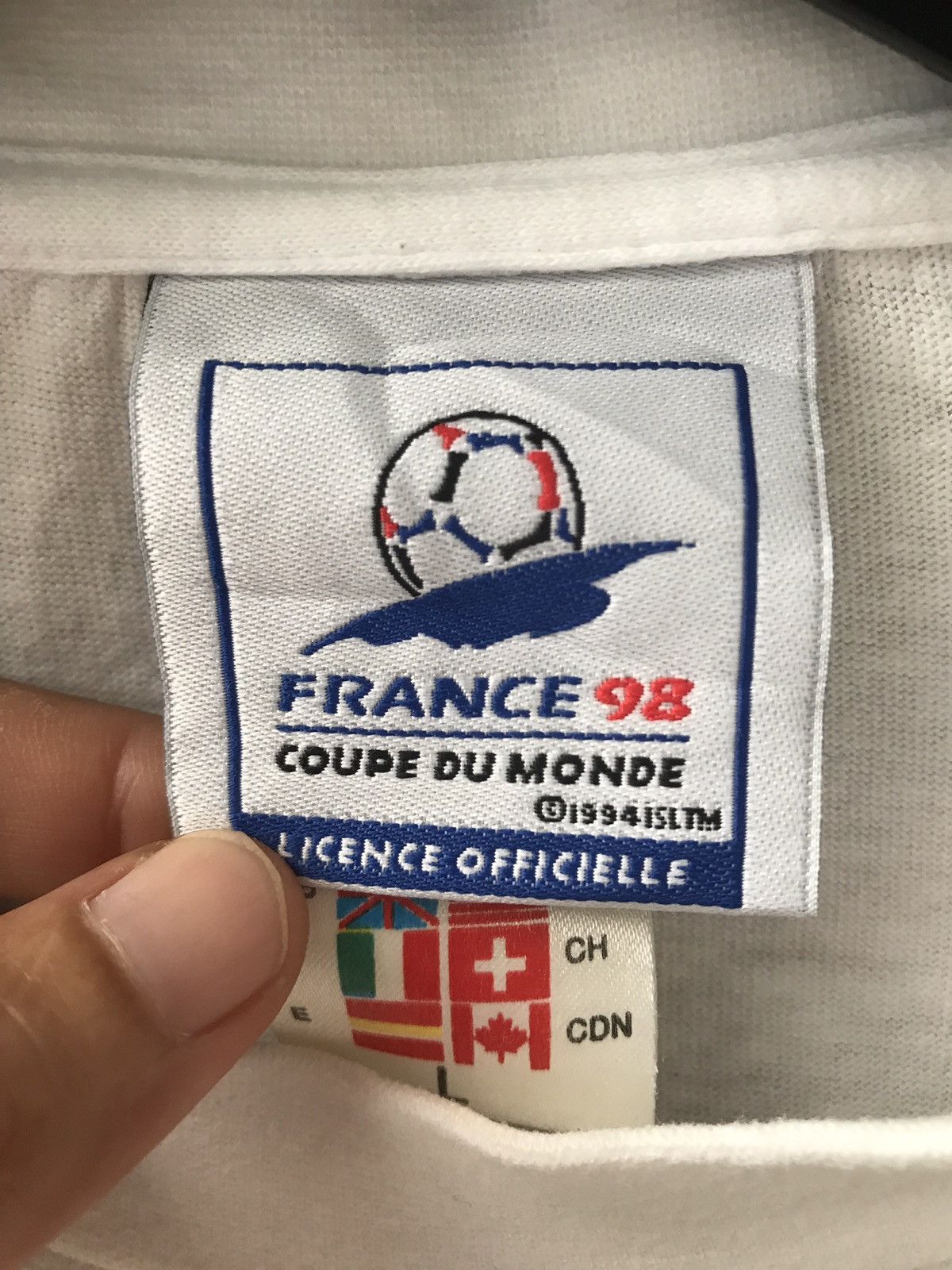 Adidas × Vintage Vintage 90s ADIDAS X PLATINI World Cup France 1998 Size US L / EU 52-54 / 3 - 6 Thumbnail